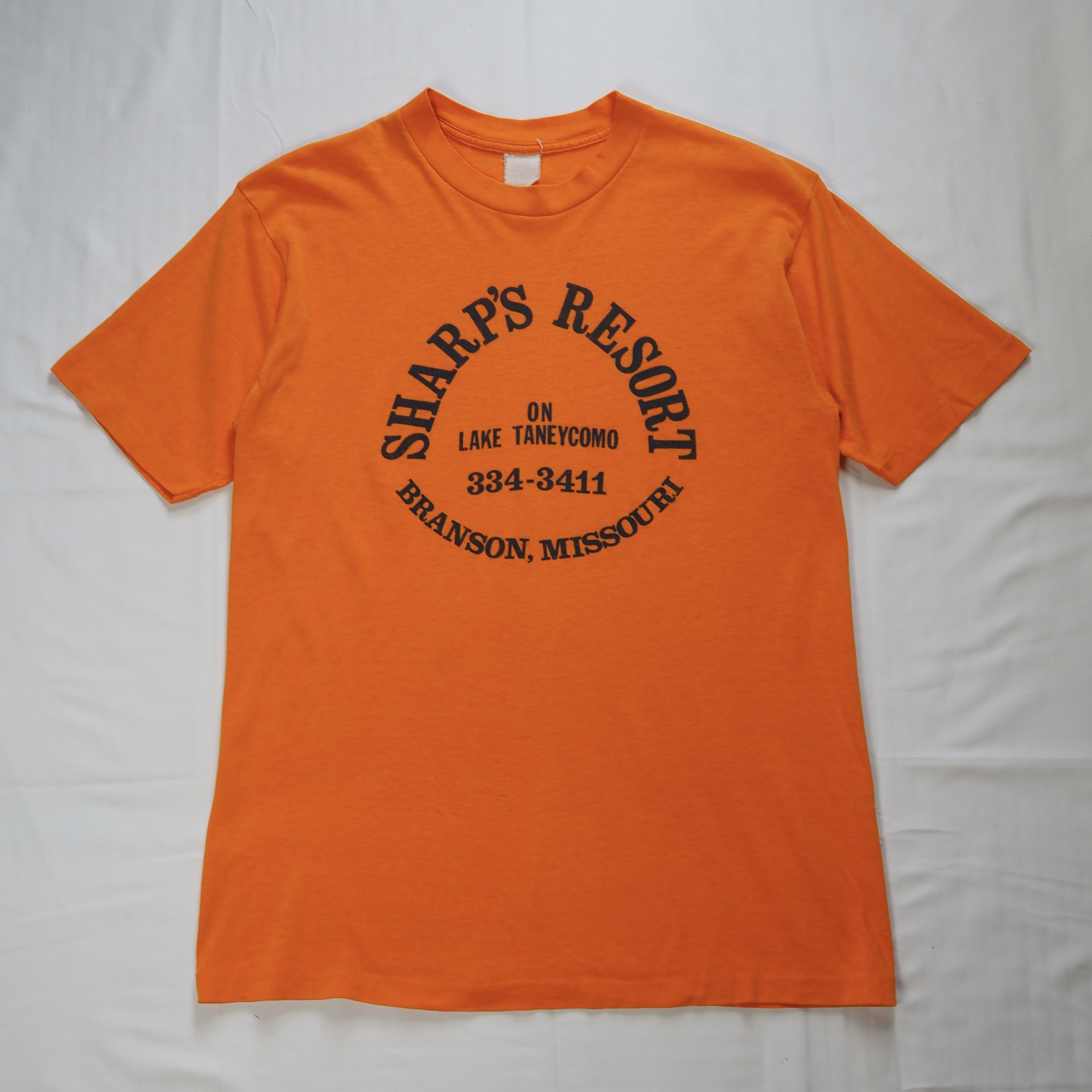 80’s-90’s Tシャツ オレンジ Mサイズ程度