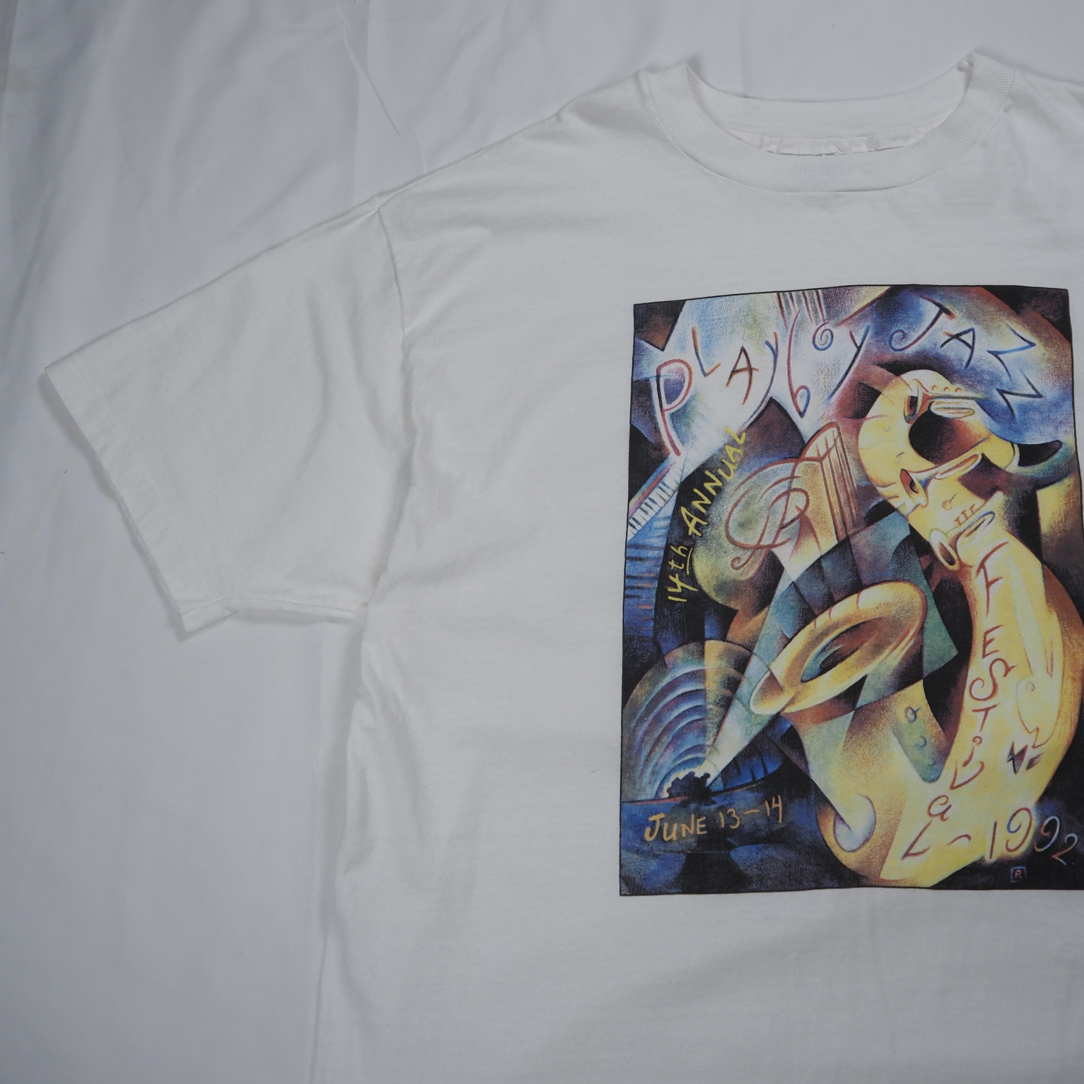 90’s PLAYBOY ジャズフェスティバル Tシャツ XL の画像 6