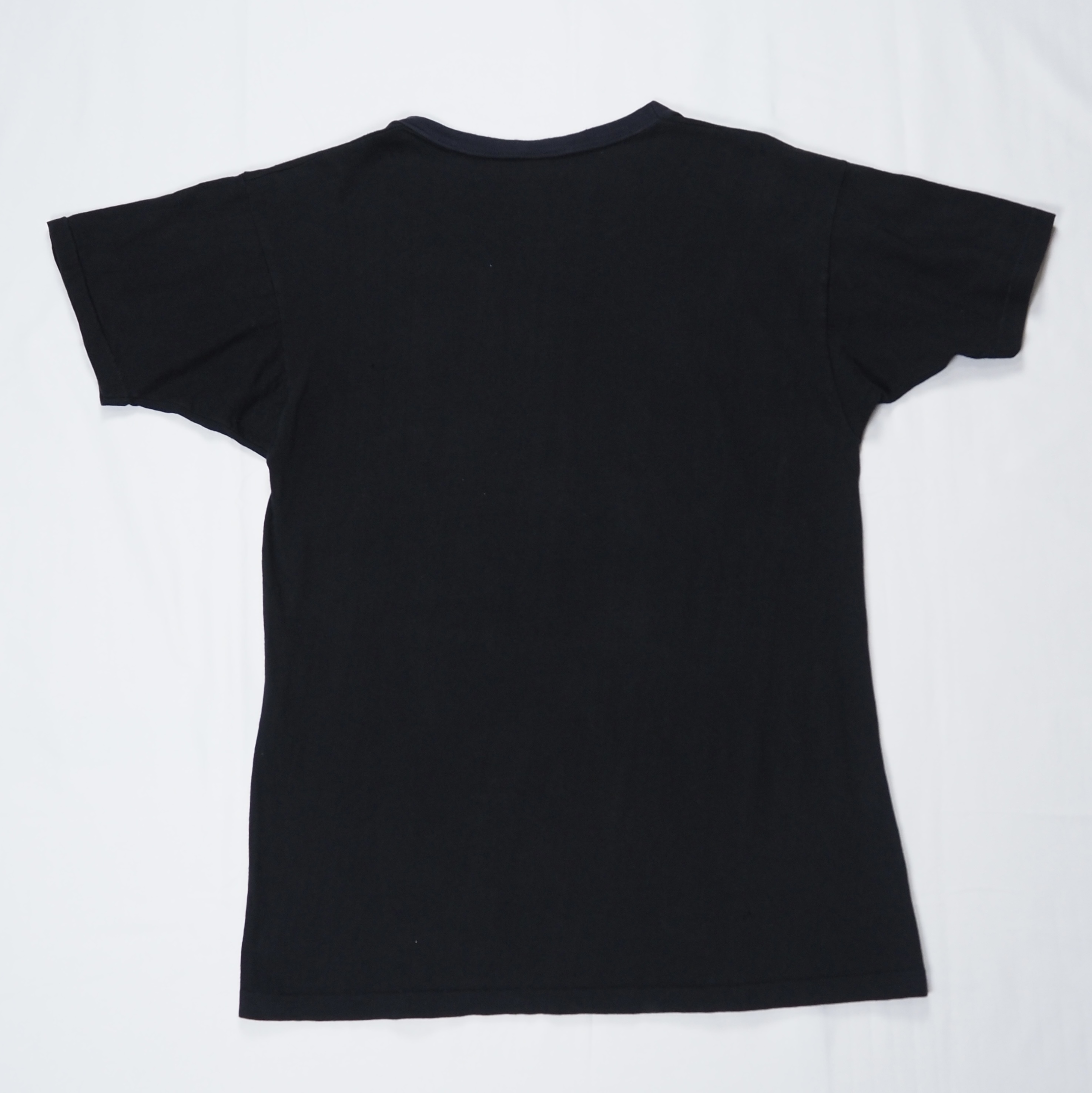 70’s Champion バータグ Tシャツ Mサイズ ブラック の画像 11