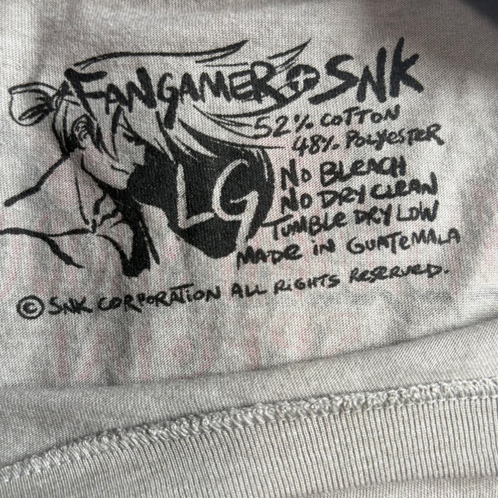 SNK SAMURAI SPIRITS（サムライスピリッツ） サムライショーダウンスペシャル×ファンゲーマー×SNK【古着/Tシャツ/格闘ゲーム】