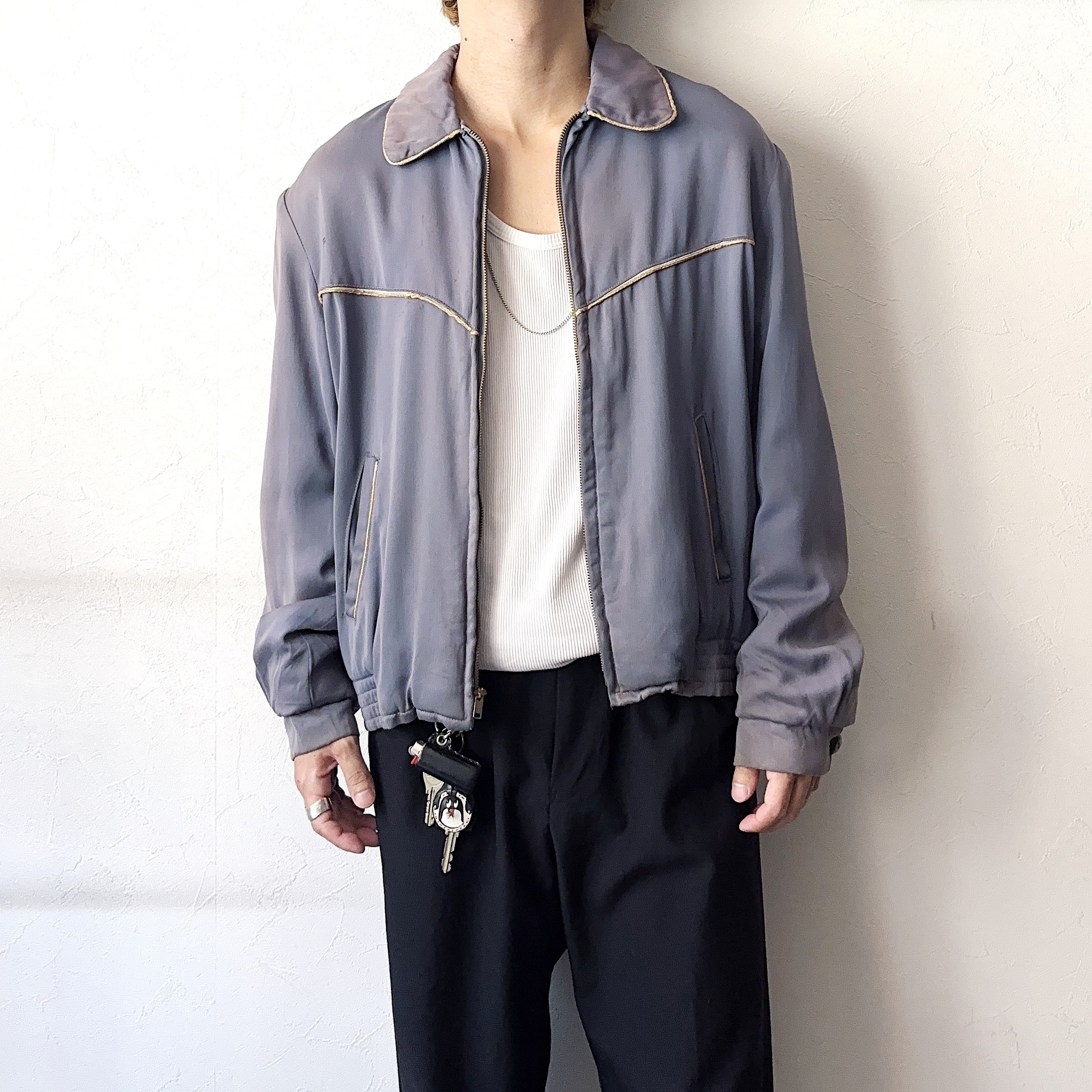 Vintage 50's【Kit Karson】Rayon Gabardine Jacket の画像 3