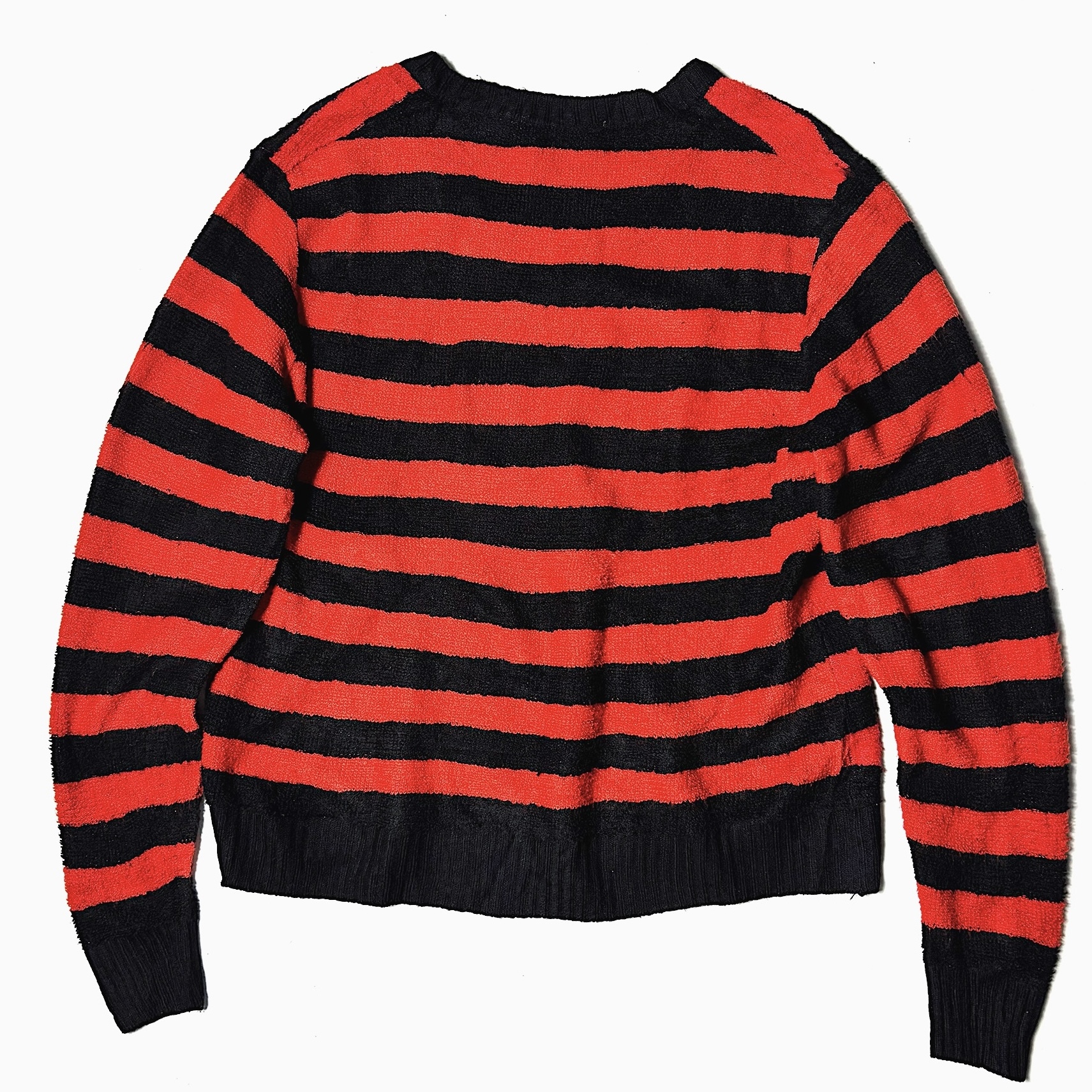 Vintage Striped Pile Knit Sweater の画像 2