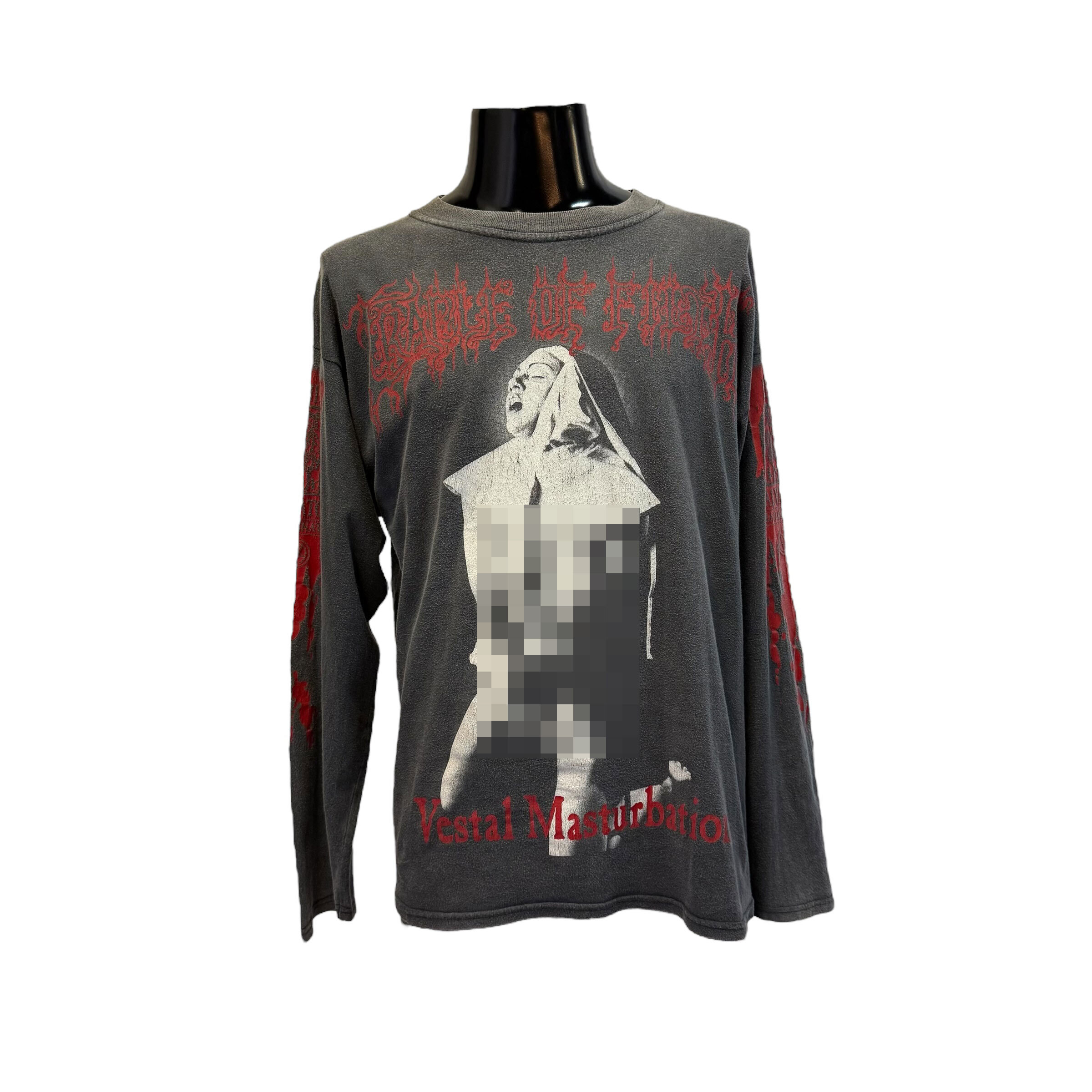 【CRADLE OF FILTH】クレイドル・オブ・フィルス Vestal Masturbation ロングTシャツ XL相当