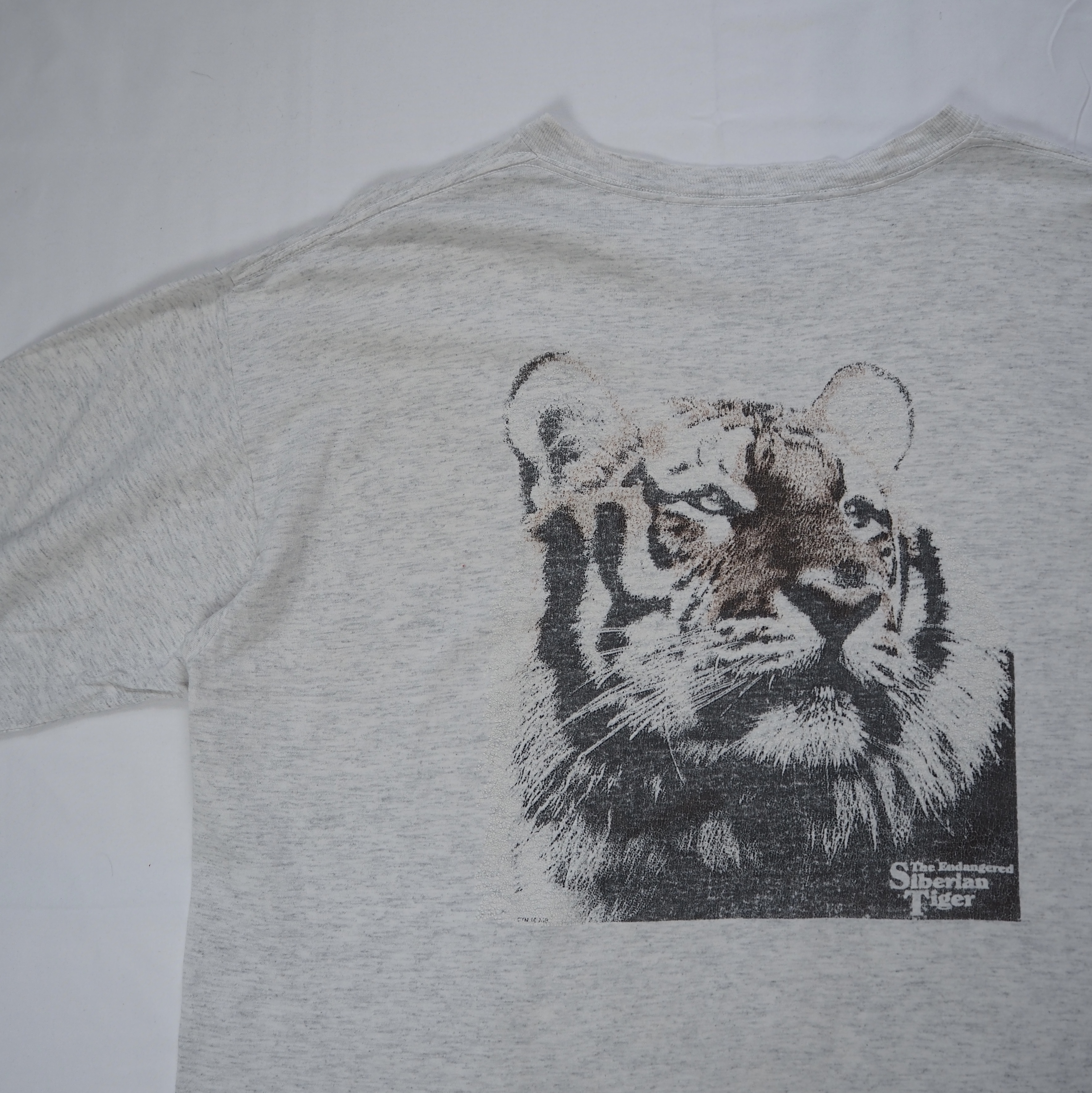 90’s Oneita ロンT 虎 XL の画像 5