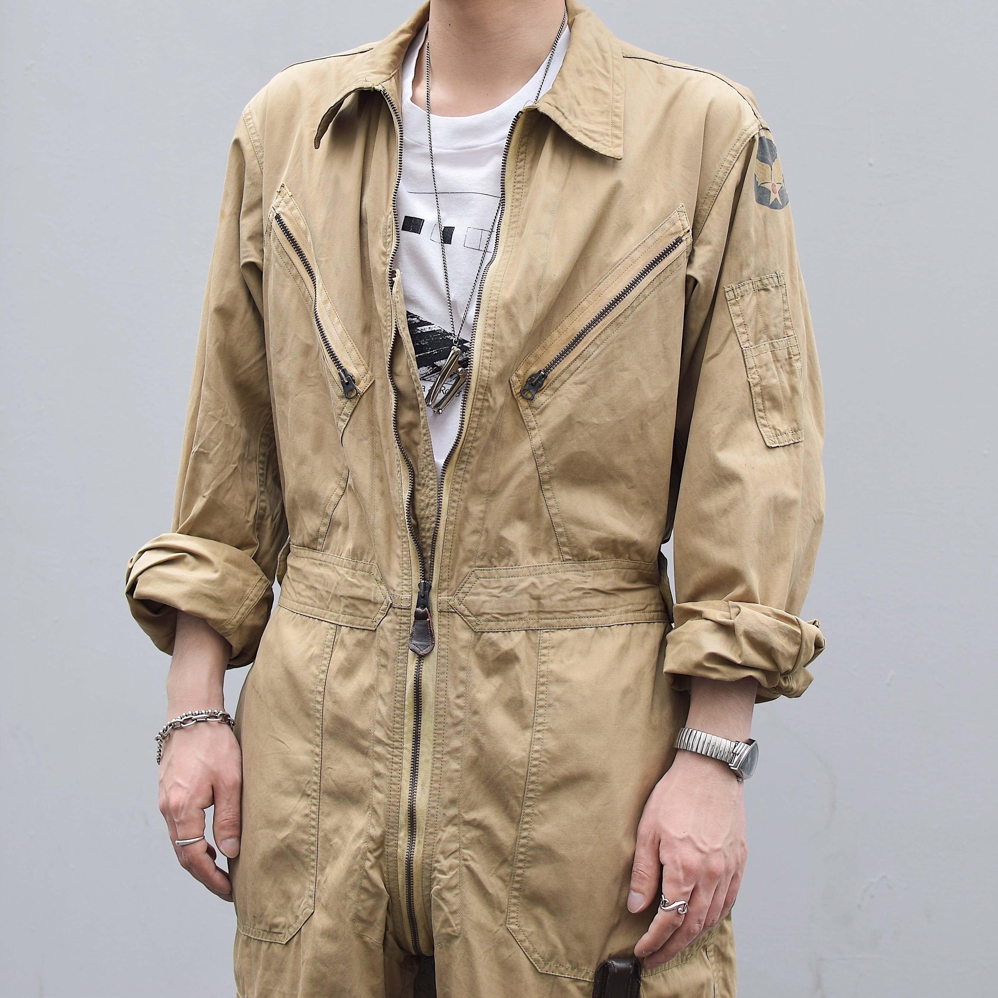 Vintage 40's【FRUHAUF SOUTHWEST UNIFORM CO. WICHITA.KAS.】K-1 Flight Suit の画像 3