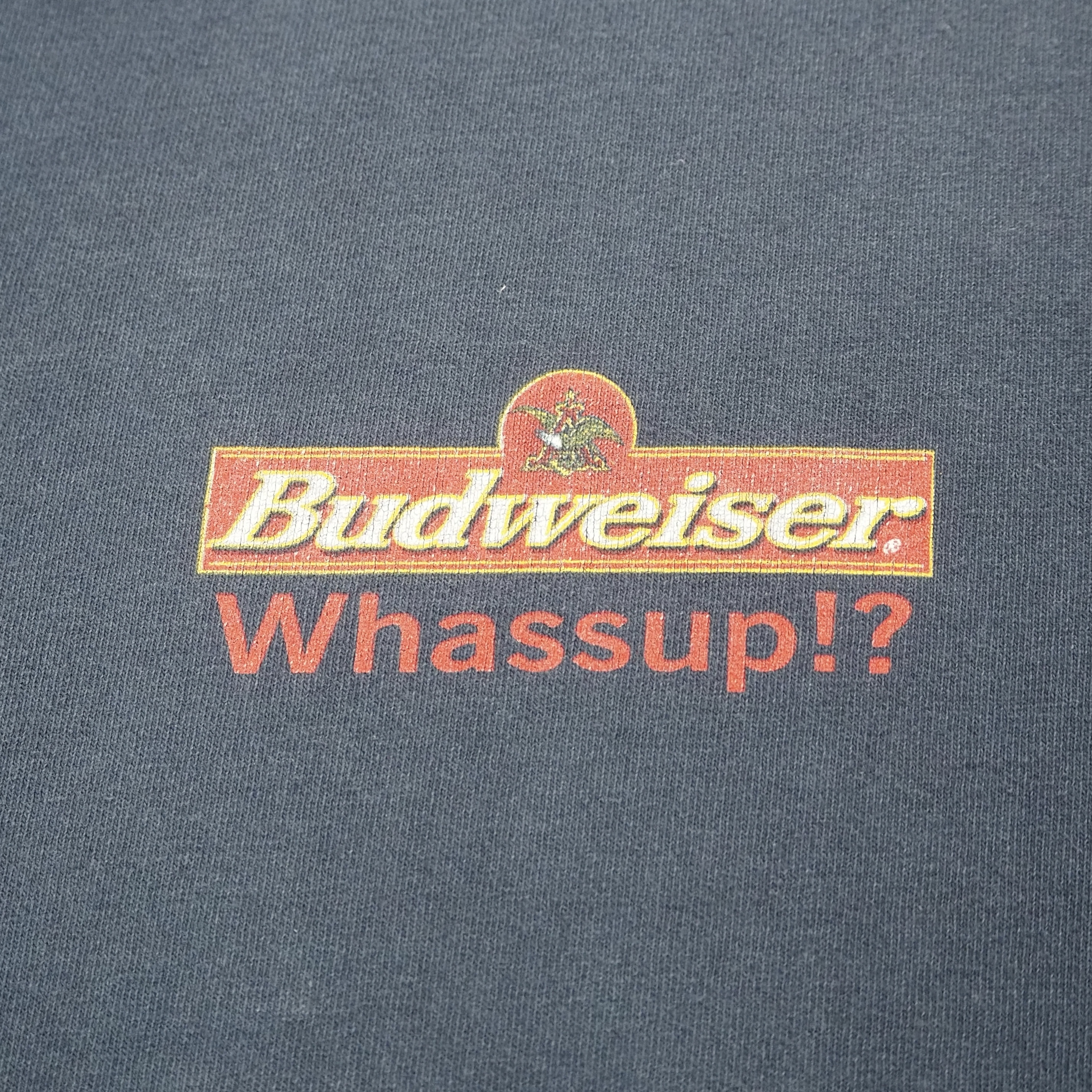 00’s バドワイザーTシャツ XL ネイビー の画像 12