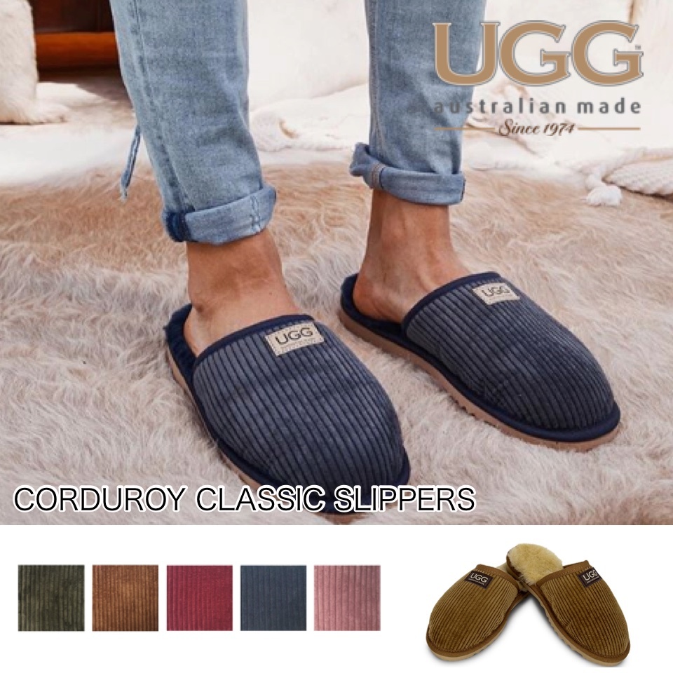 Ugg 1974 アグ コーデュロイ クラシック スリッパ Ugg Australian