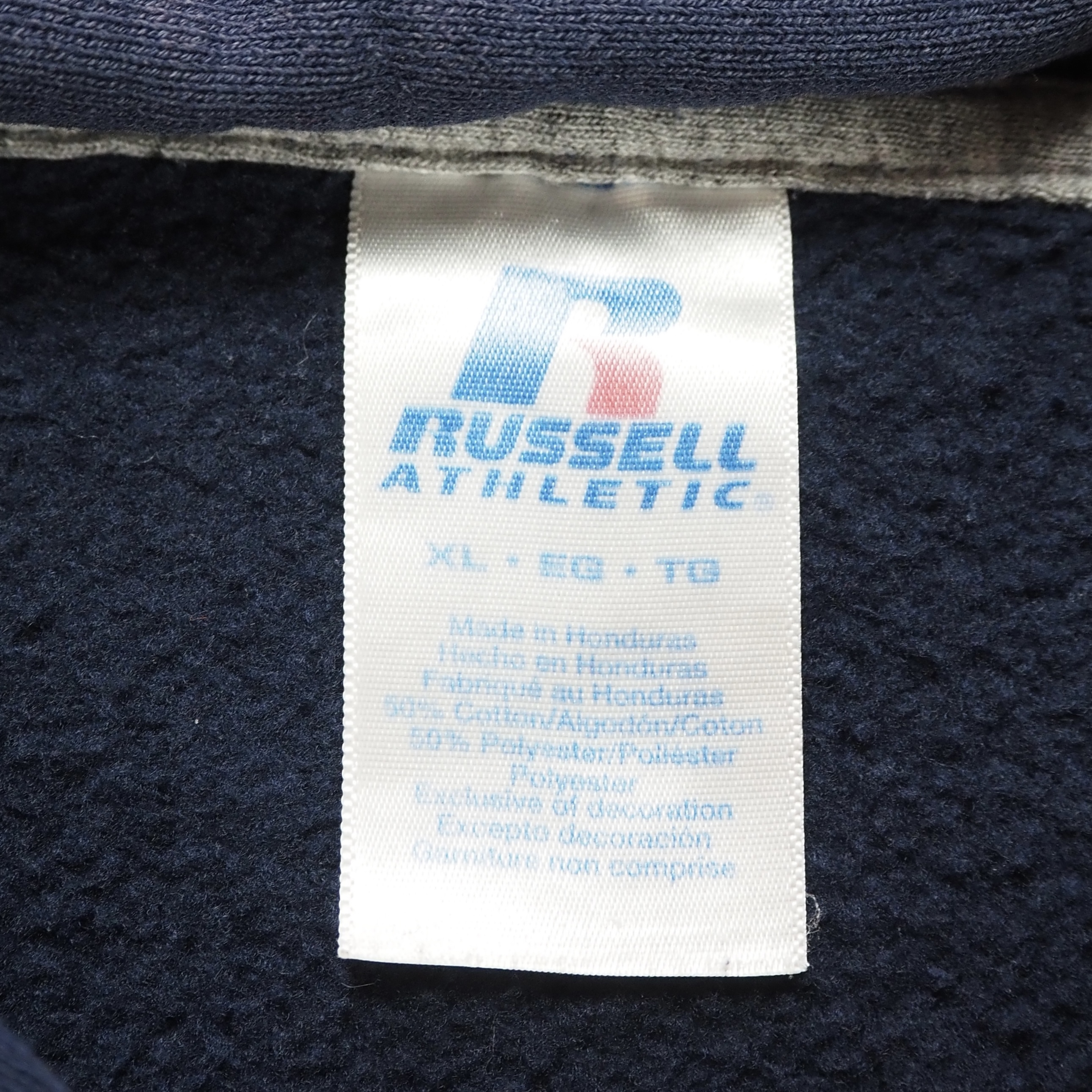 00’s Russell Athletic フーディ ネイビー XL の画像 11