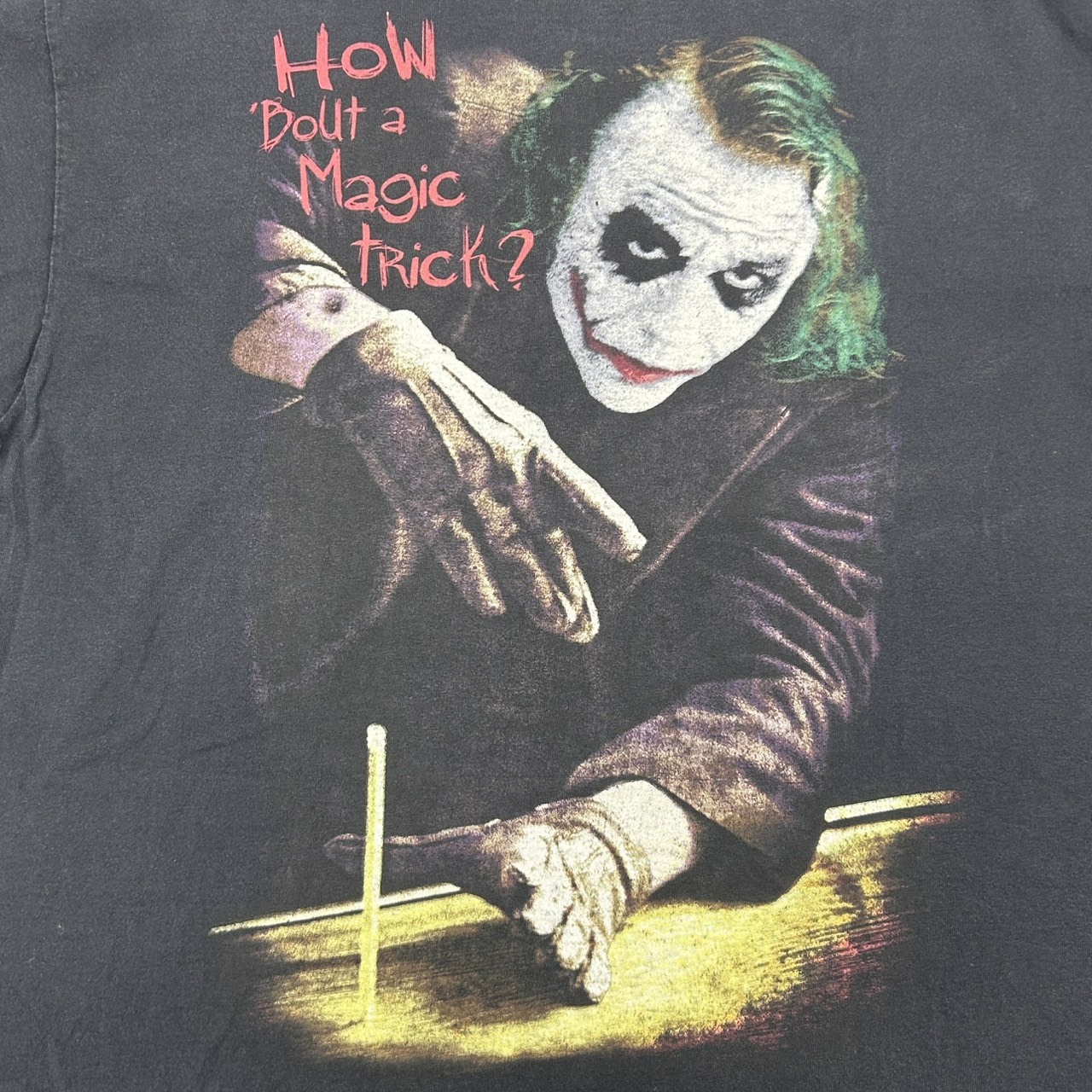 BATMAN THE DARK KNIGHT JOKER HOW BOUT A MAGIC TRICK? Fits XL の画像 4