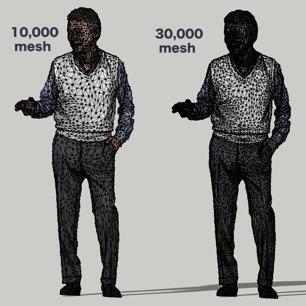 SketchUp素材 3D人物モデル ( Posed ) 049_Ken - 画像3