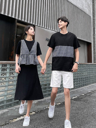チェック柄 ベスト ツーピース ワンピース 0979 メンズtシャツ カップル ペアルック リンクコーデ カジュアル お揃い デート 夫婦 親子 カップルのリンクコーデ専門店 Pair Cele ペアセレ チェック柄 ベスト ツーピース ワンピース 0979 メンズtシャツ カップル ペアルック リンクコーデ カジュアル お揃い デート 夫婦 親子 カップルのリンクコーデ専門店 Pair Cele ペアセレ