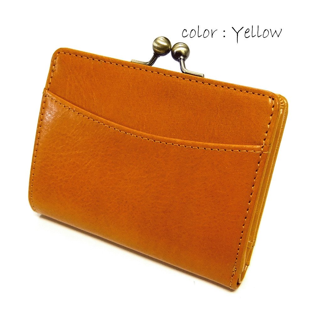 がま口財布 がま口二つ折り財布 新色追加 財布 レディース財布 カードルーム8 パスケース 革 本革 牛革 イタリーレザー 送料無料 REBOOT OUTFITTERS バッグ・革小物