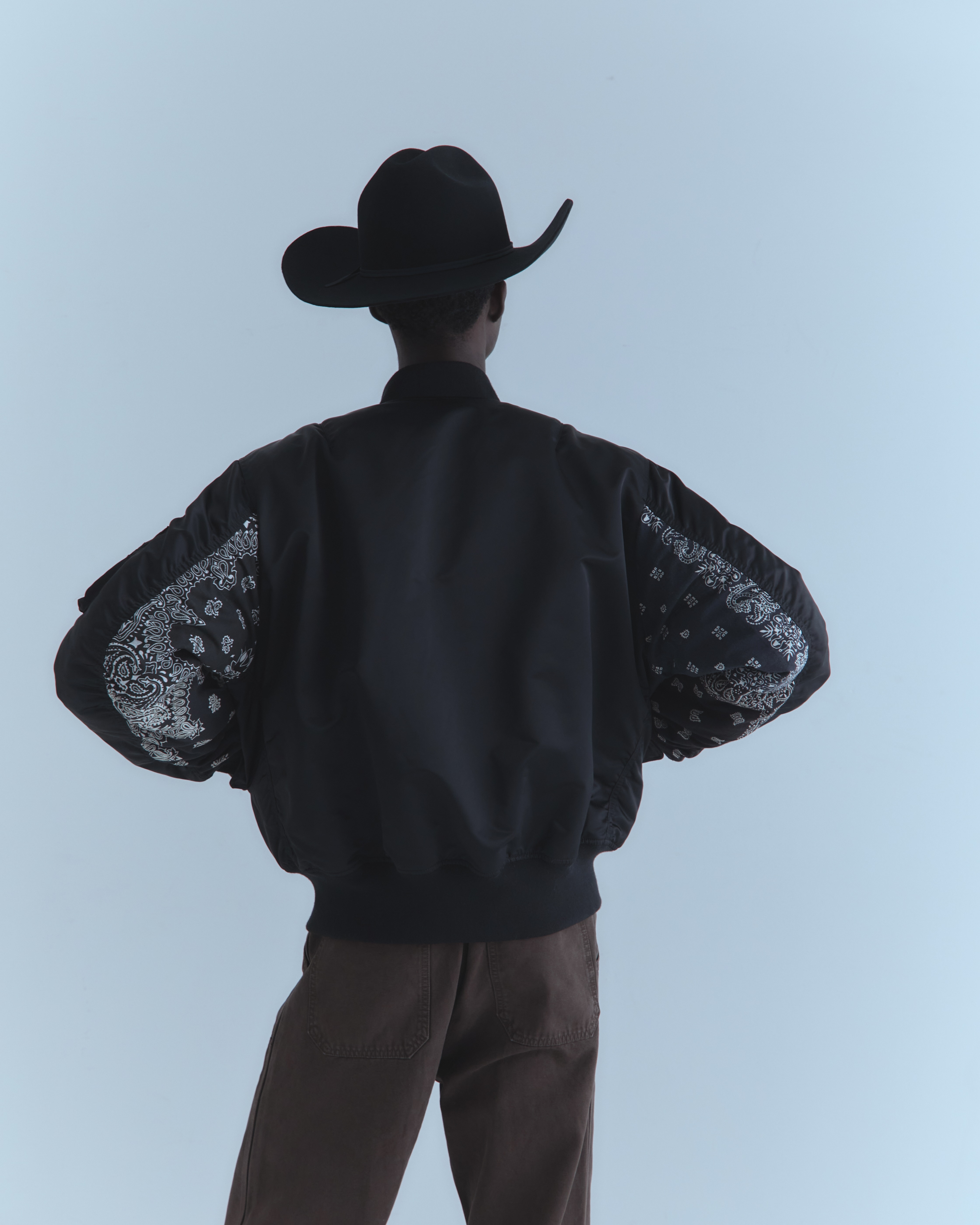 【MIYAGIHIDETAKA】Bandana MA-1 (BLACK) の画像 7