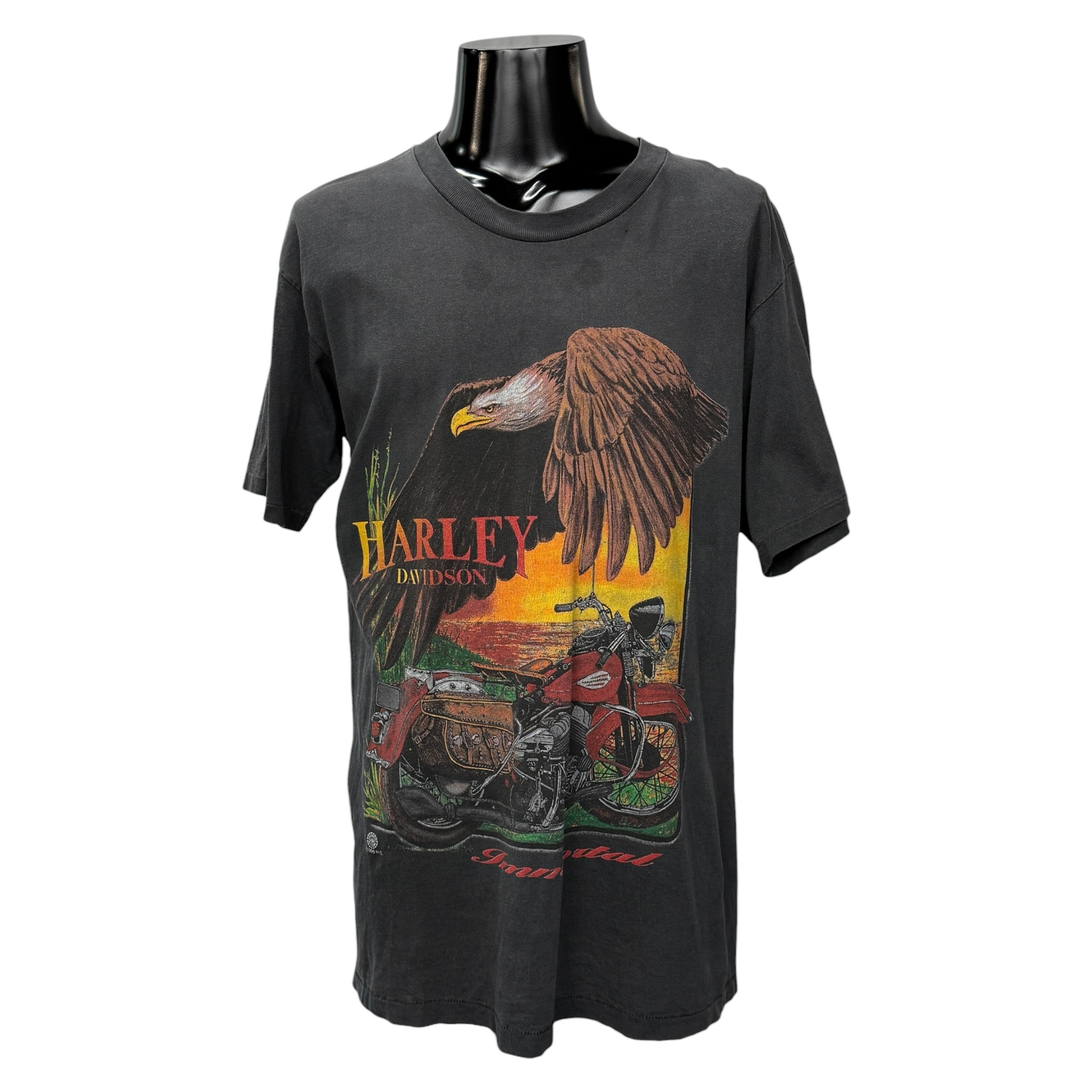 【HARLEY-DAVIDSON】ハーレーダビッドソン “IMMORTAL EAGLE” 90’s Vintage Tシャツ