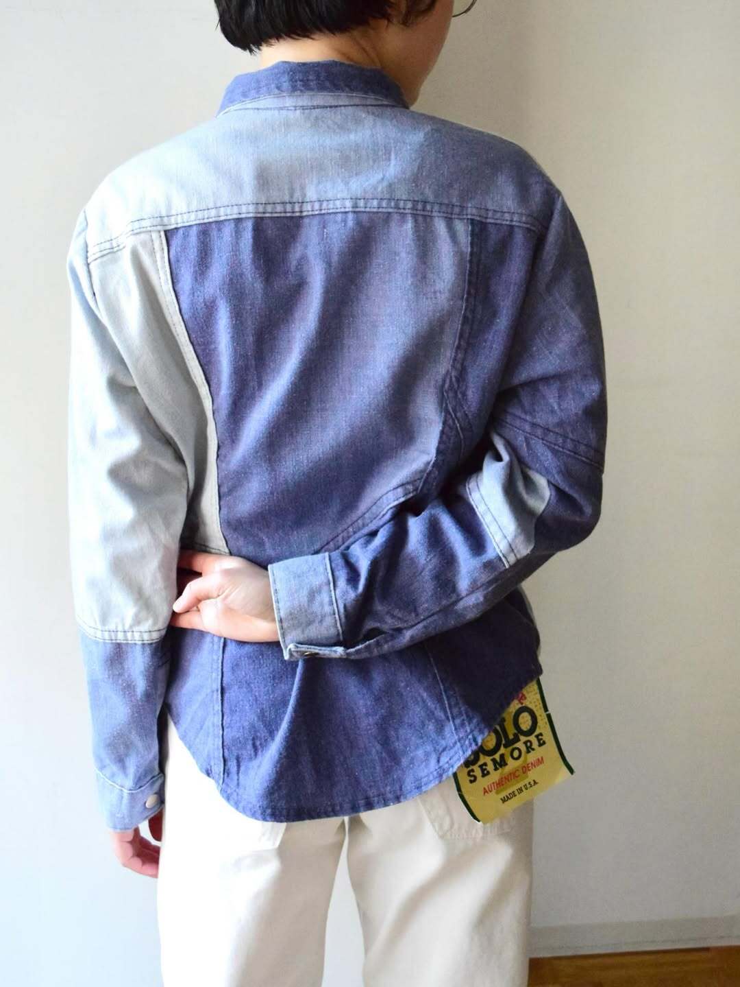 〜1970s MAVERICK Patchwork western shirt の画像 4