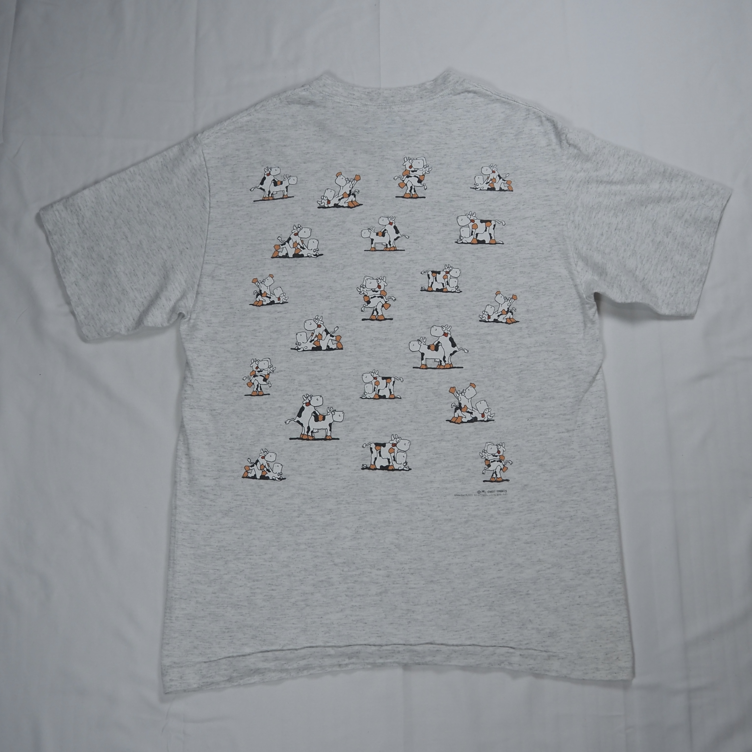 90’s SOF TEE 四十八手Tシャツ ホルスタイン Lサイズ の画像 13
