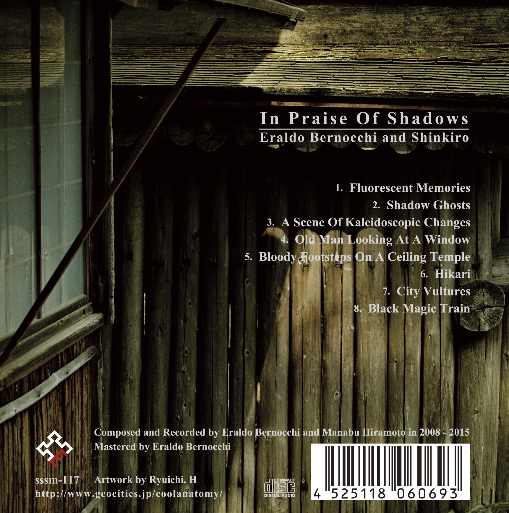 Eraldo Bernocchi and Shinkiro - In Praise Of Shadows CD - 画像2