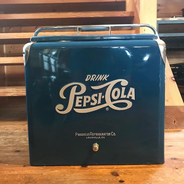 Pepsiペプシコーラ 50年代ビンテージクーラーボックス Camper S Garret オールドキャンプギアショップ