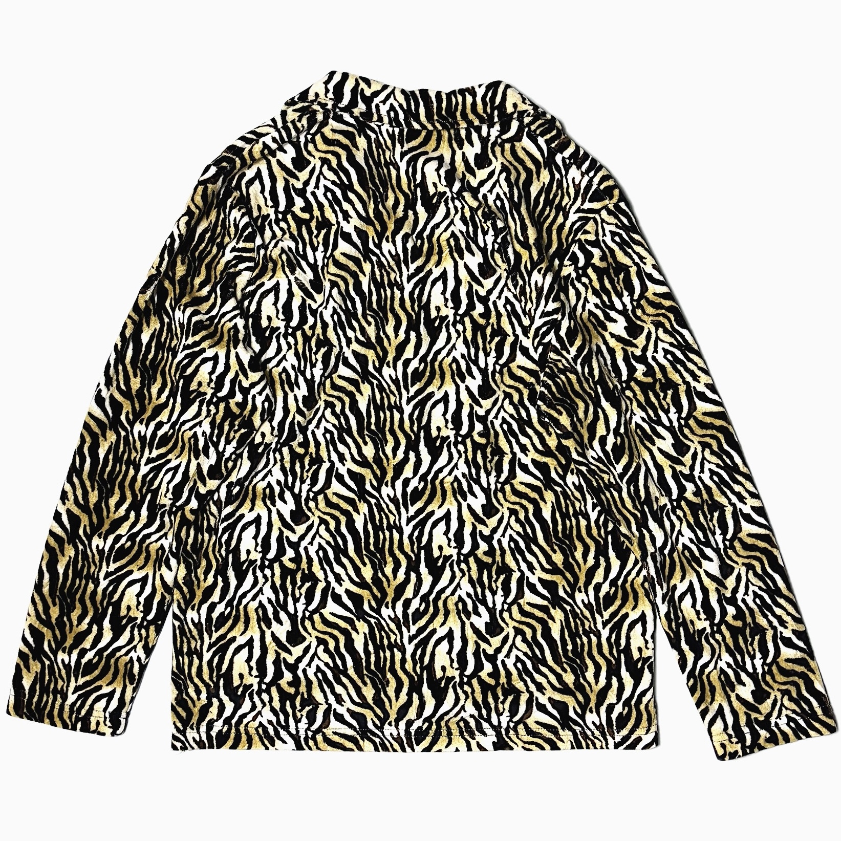 Vintage 90's【SL SPORT】Tiger Velour Shirt の画像 2