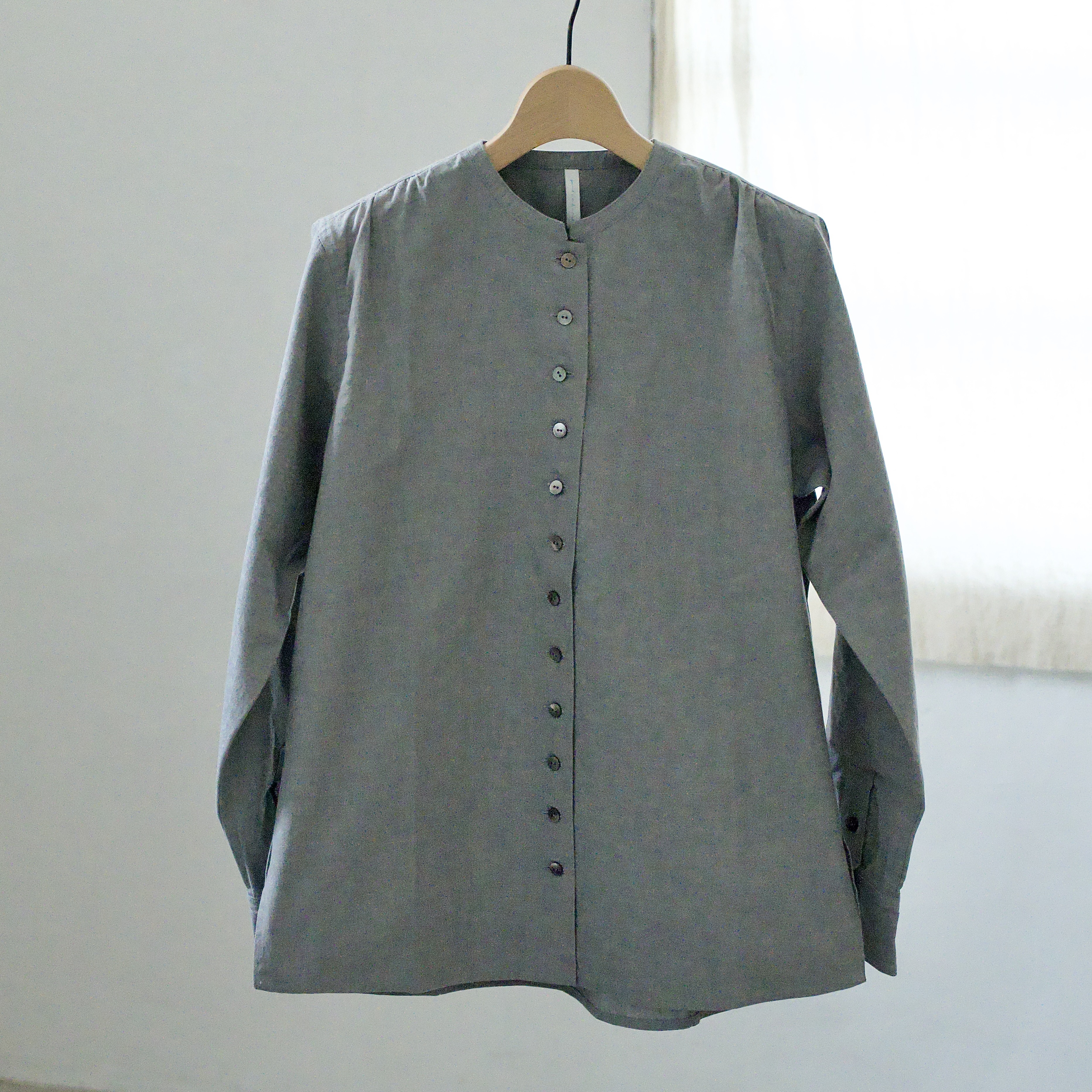 【遠州織】Paljon Shirt I :パルヨンシャツ I <gray>