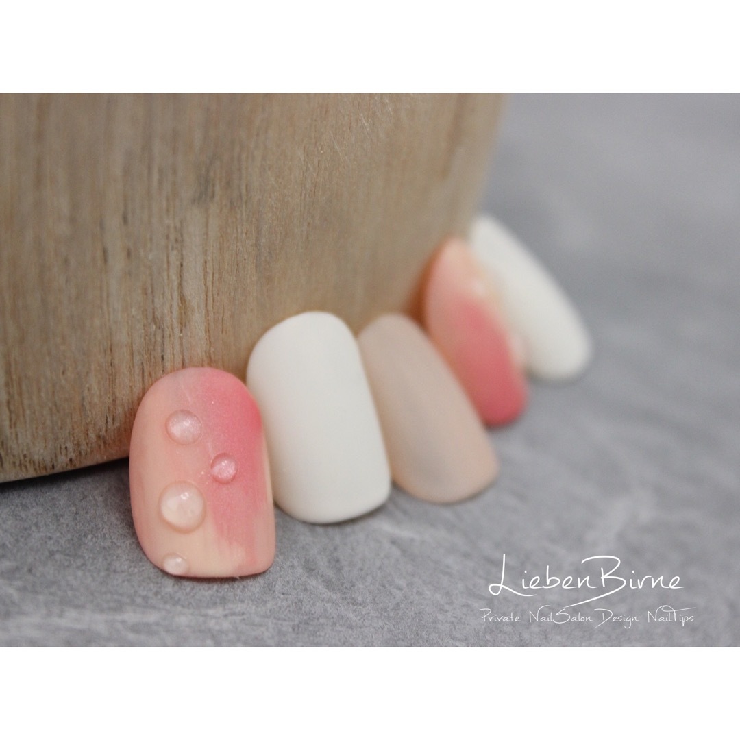 桃の皮 Liebenbirne ネイルチップ