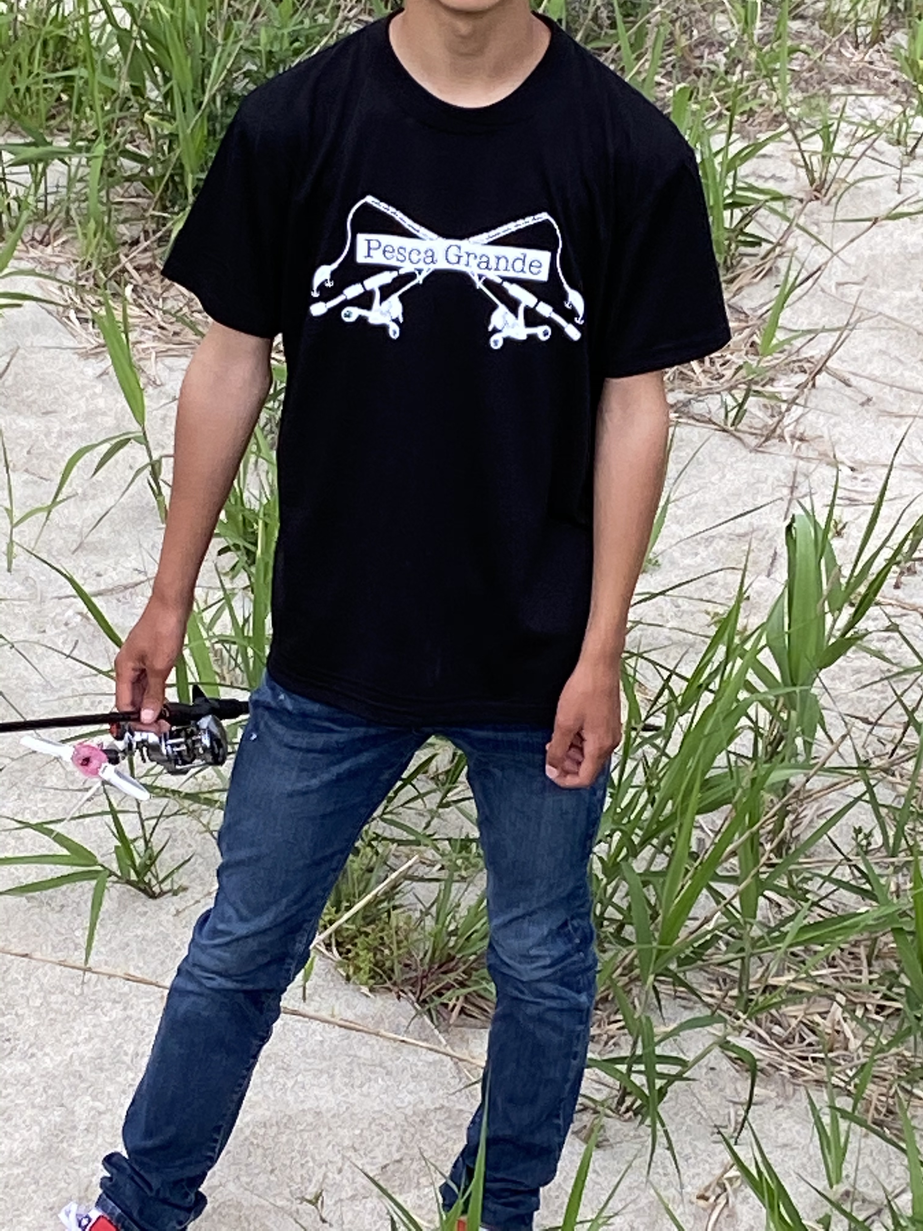 ロゴtシャツ Black Pescagrande ペスカグランデ 釣り服 バス ジギング エギング Pescagrande ロゴtシャツ Black Pescagrande ペスカグランデ 釣り服 バス ジギング エギング Pescagrande