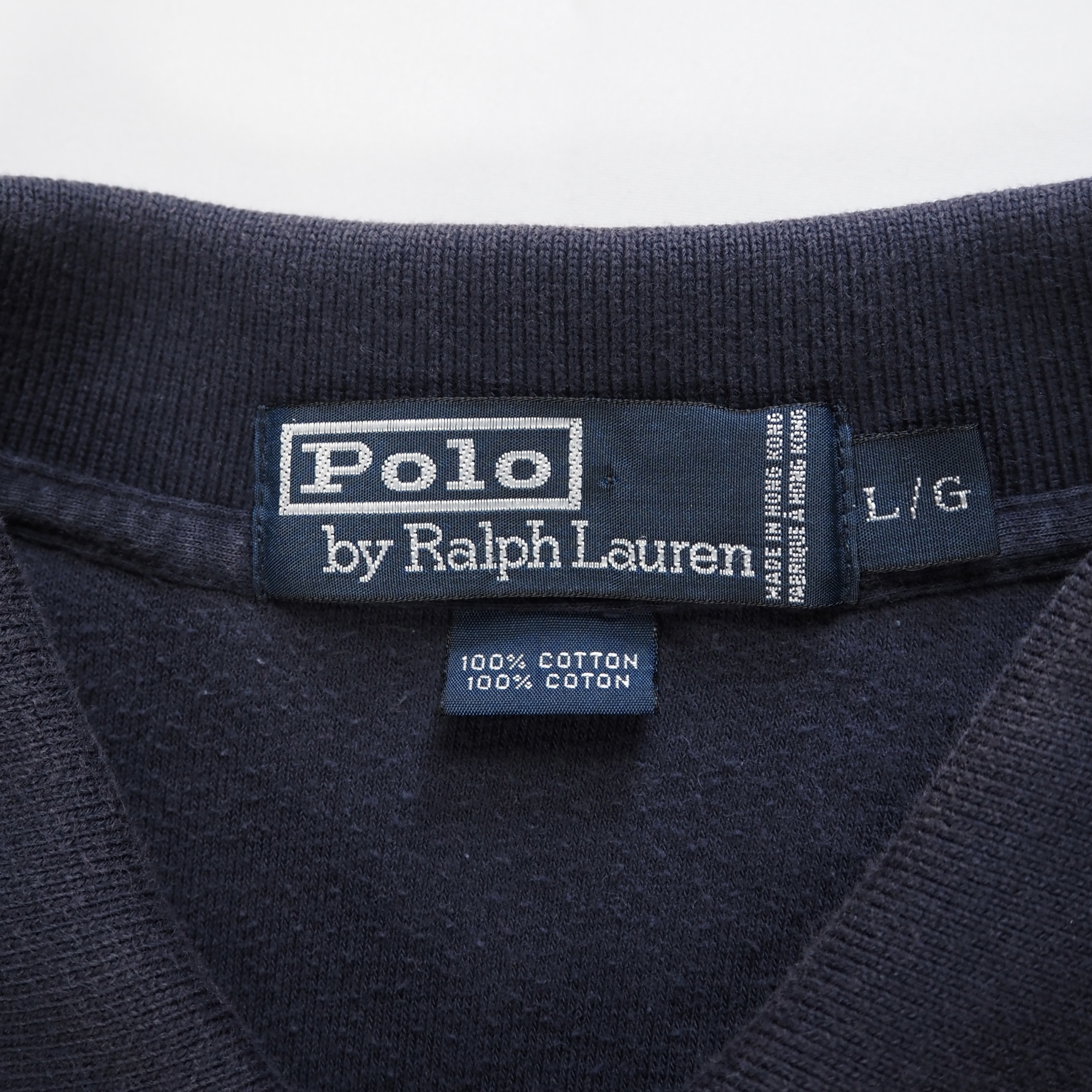 90’s Ralph Lauren ポロシャツ パイル生地 Lサイズ の画像 5