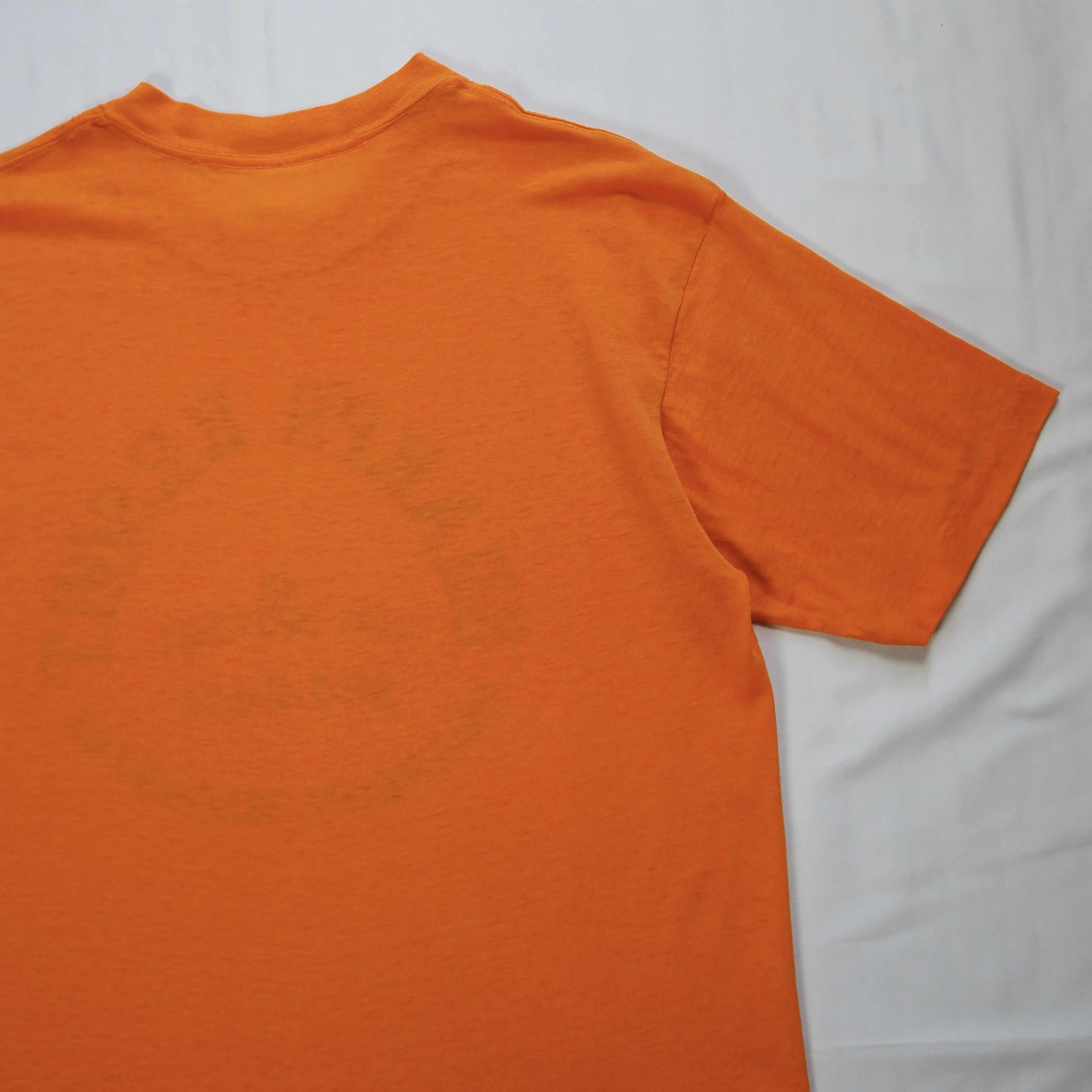 80’s-90’s Tシャツ オレンジ Mサイズ程度 の画像 12