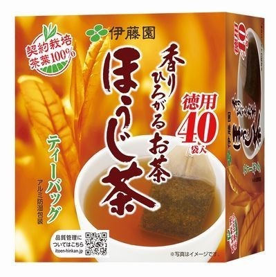 伊藤園 香りひろがるお茶 ほうじ茶ティーバッグ 40袋 12箱 2ケース