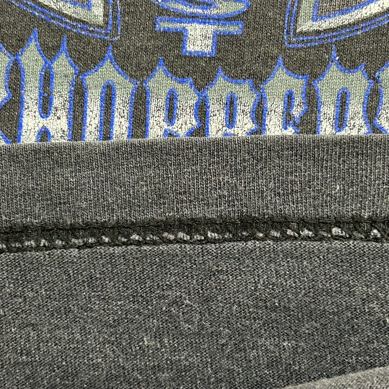00s West Coast Choppers Iron Cross Fade T-Shirt Distressed L の画像 19