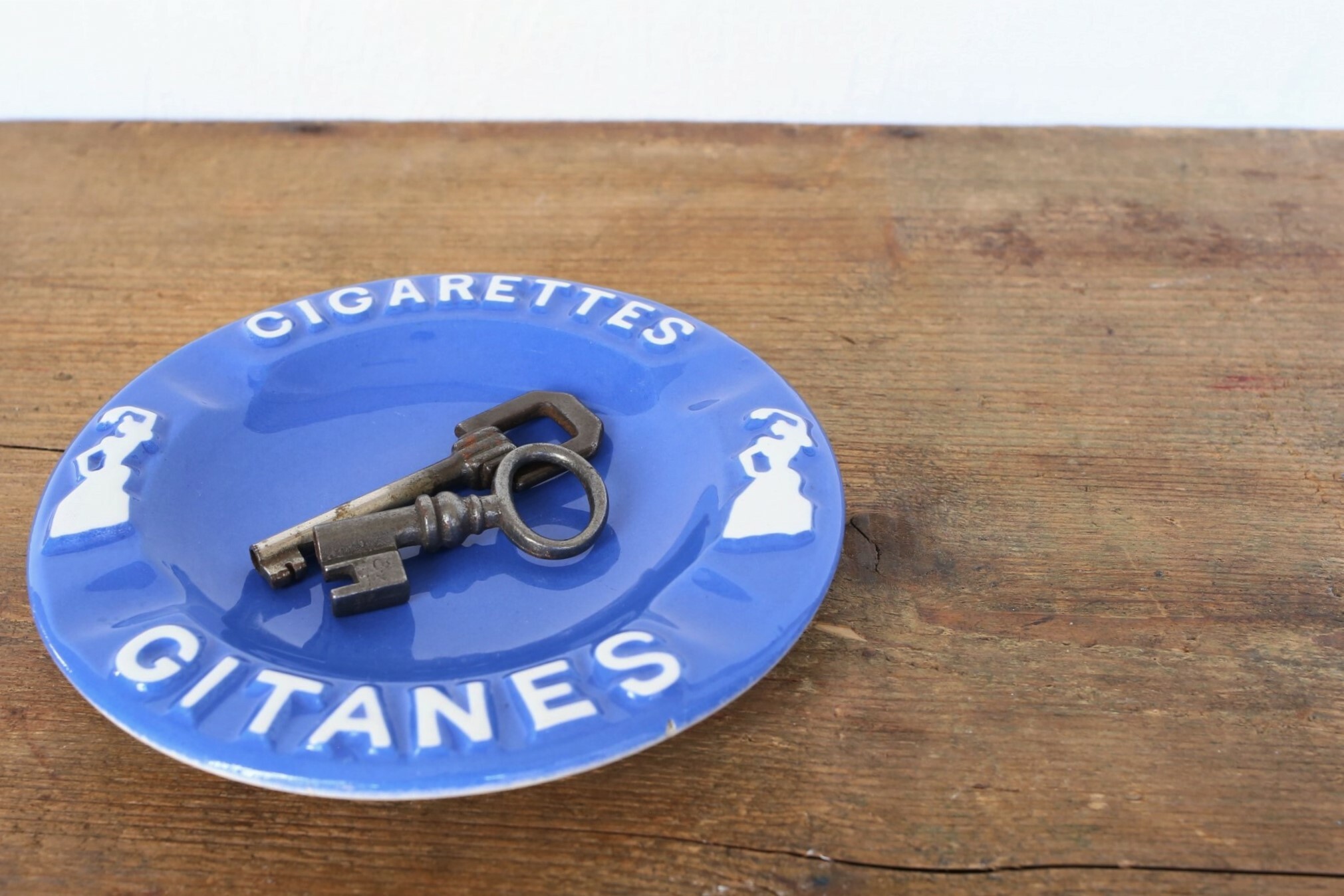 フランス アンティーク ヴィンテージ Gitanes ジタン 灰皿 Emuparis