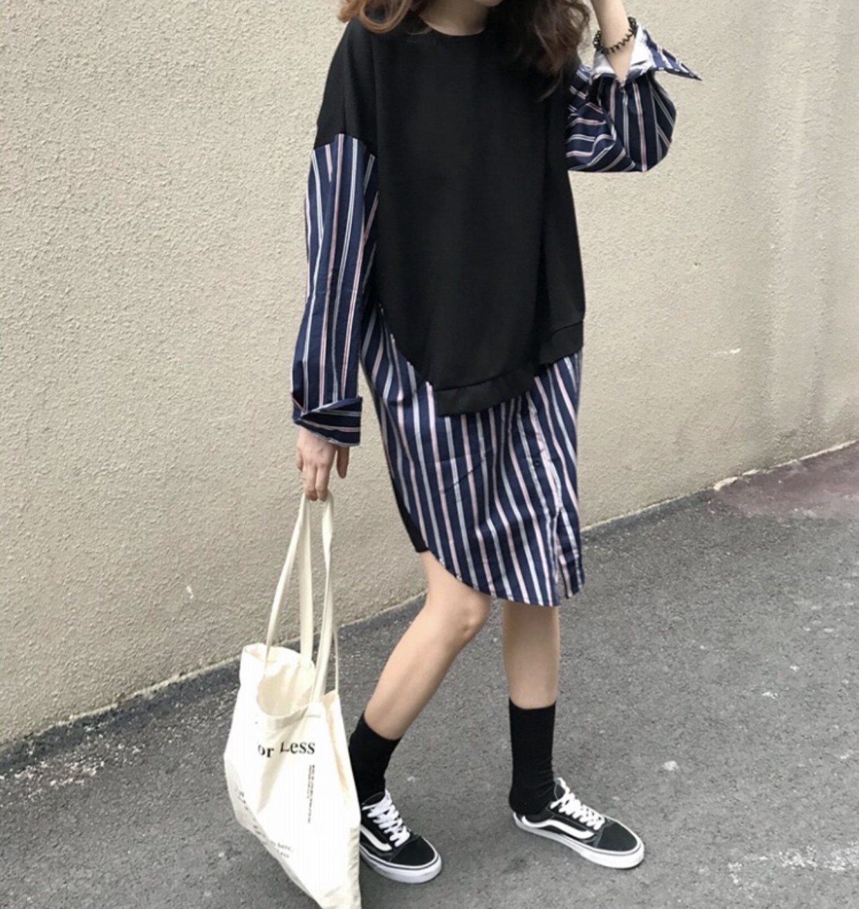 ドッキング ストライプワンピース セレクトショップベリンダ