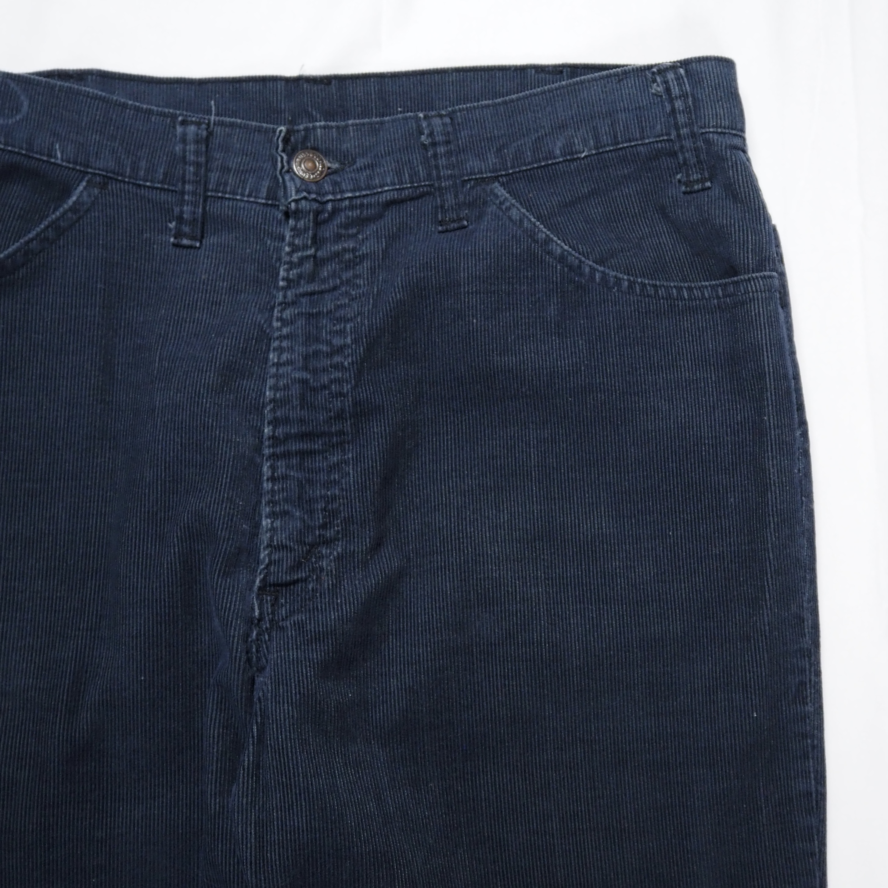 80’s Levi’s 646 コーデュロイパンツ ネイビー 約36×28 の画像 3