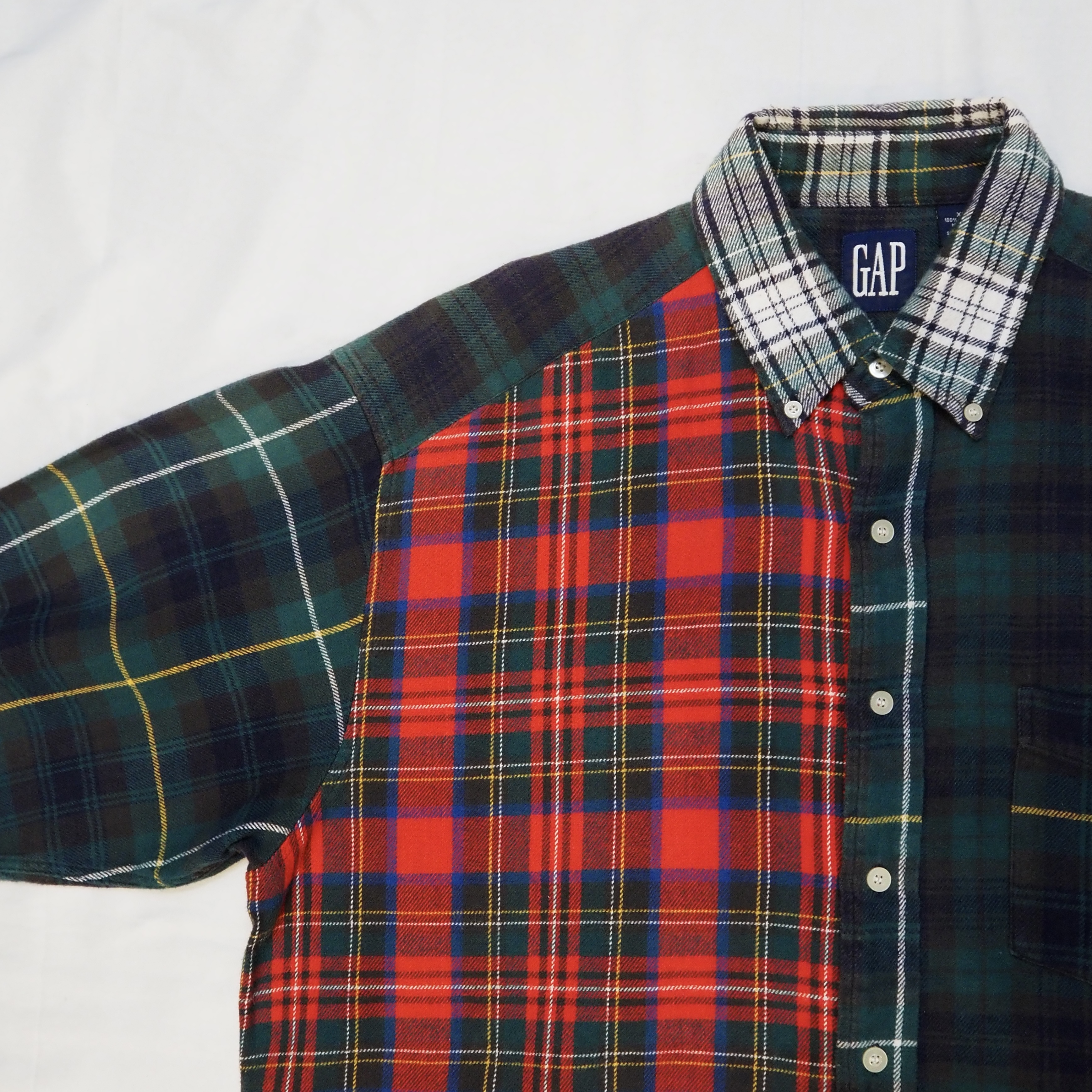 90’s OLD GAP Cotton Flannel Shirt の画像 2