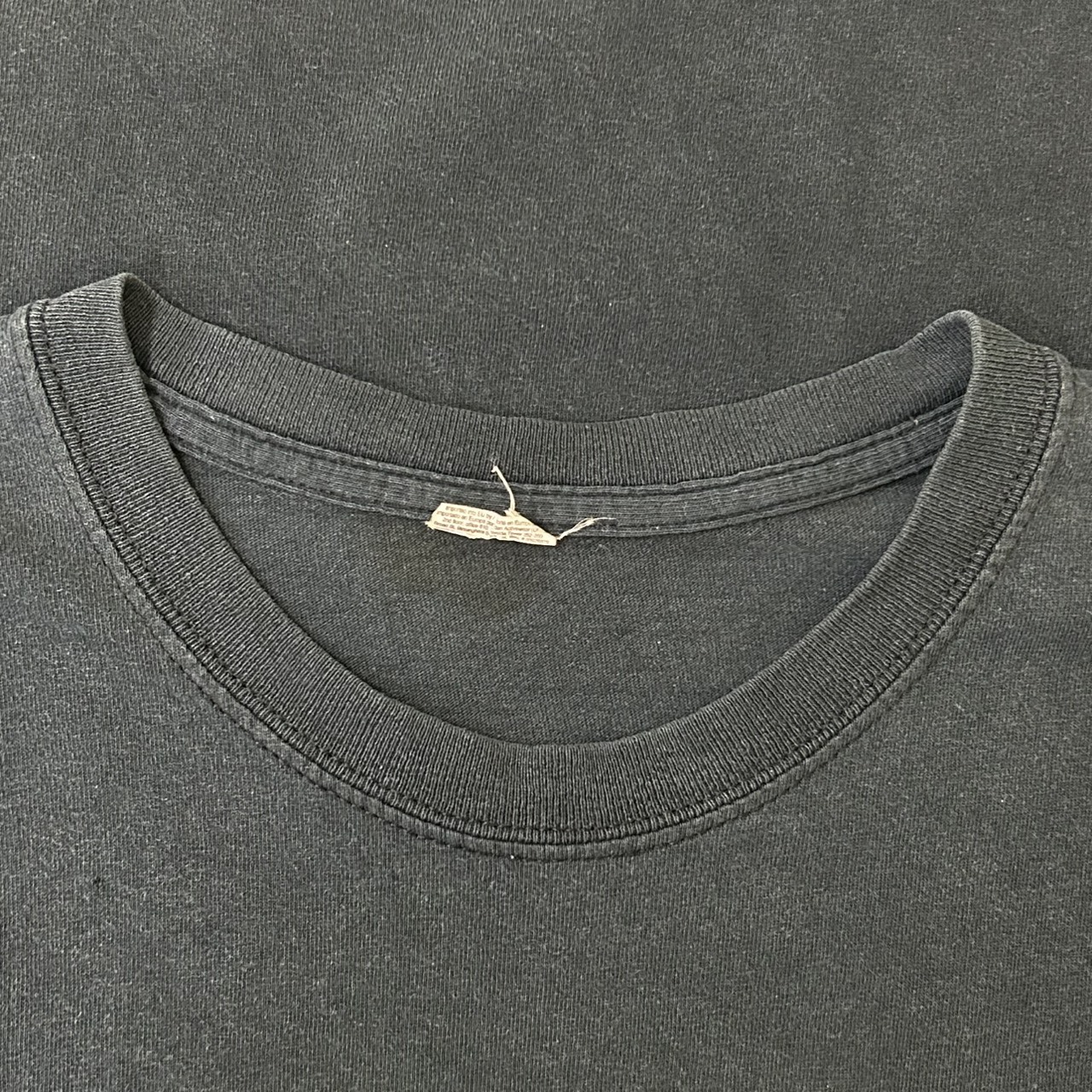 Nirvana スマイルロゴ Tシャツ 1992 Copyright グランジ フェード ブラック Fits XL の画像 5