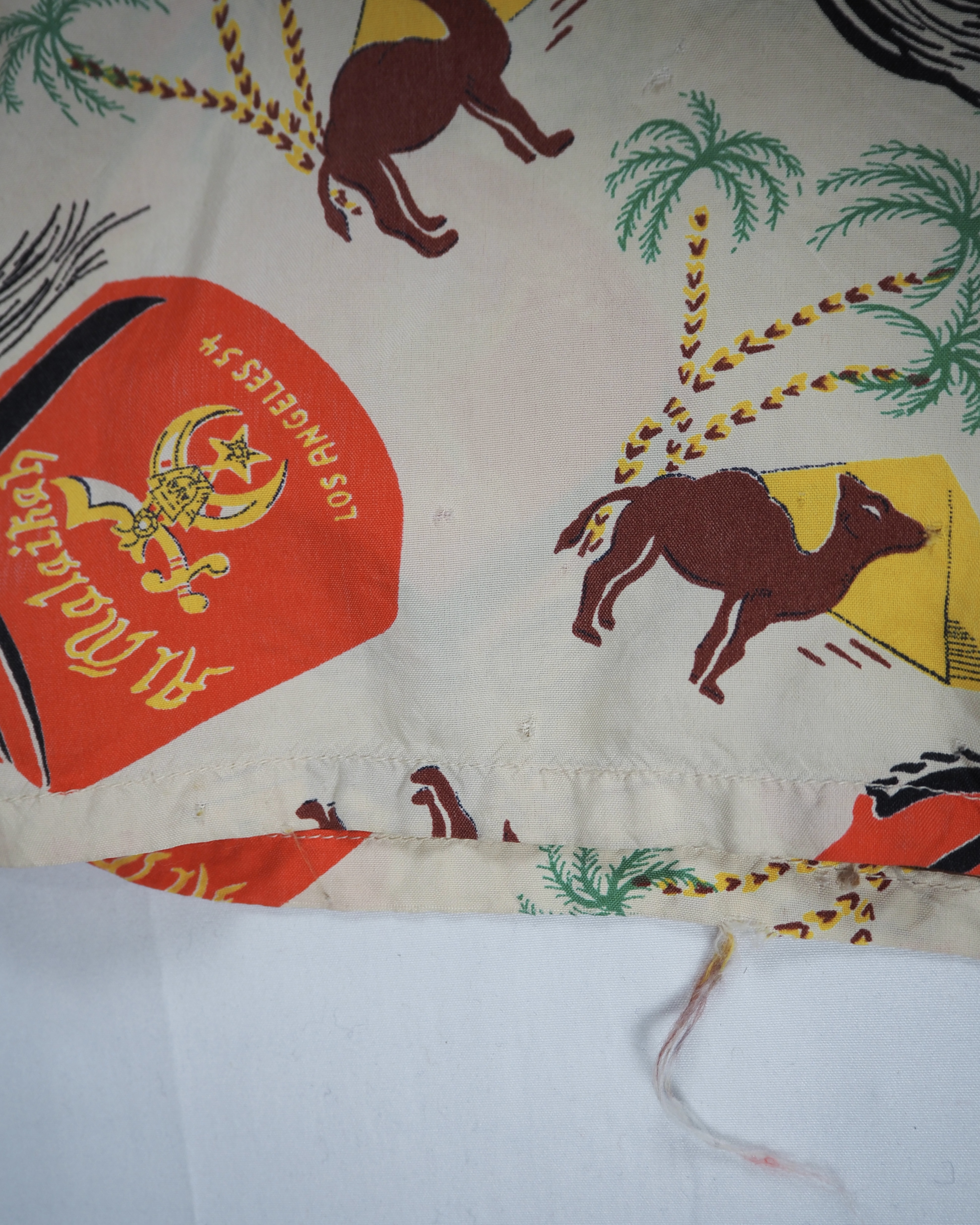 【5/6(水) 20:00入荷】50’s Duke of Hollywood ハワイアンシャツ の画像 11