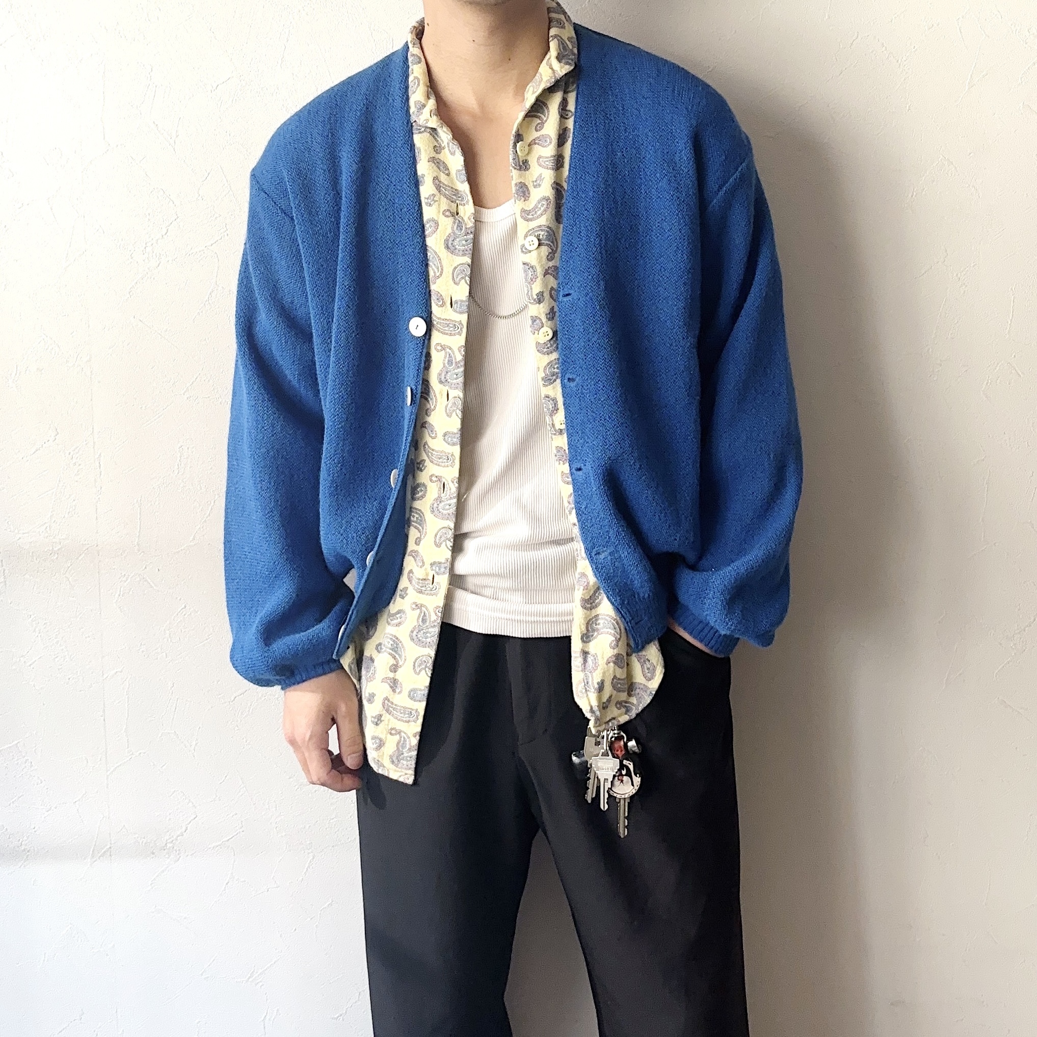 Vintage 60～70's【BULLOCK'S by Parker】Alpaca Knit Cardigan の画像 3