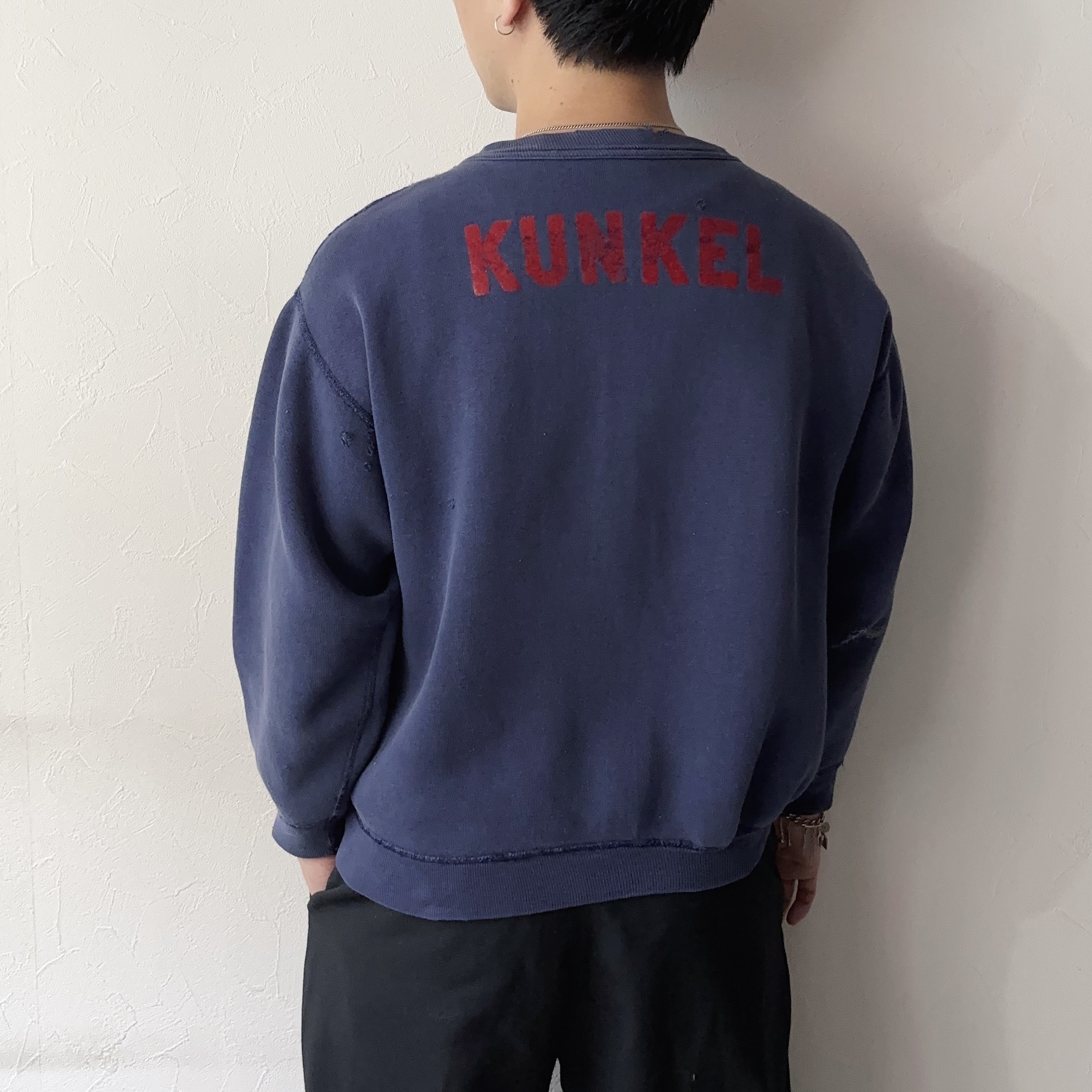 Vintage 60's【RUSSELL MILLS INC.】"MISSION CREEK RUNNING CLUB" Grunge Sweat の画像 4
