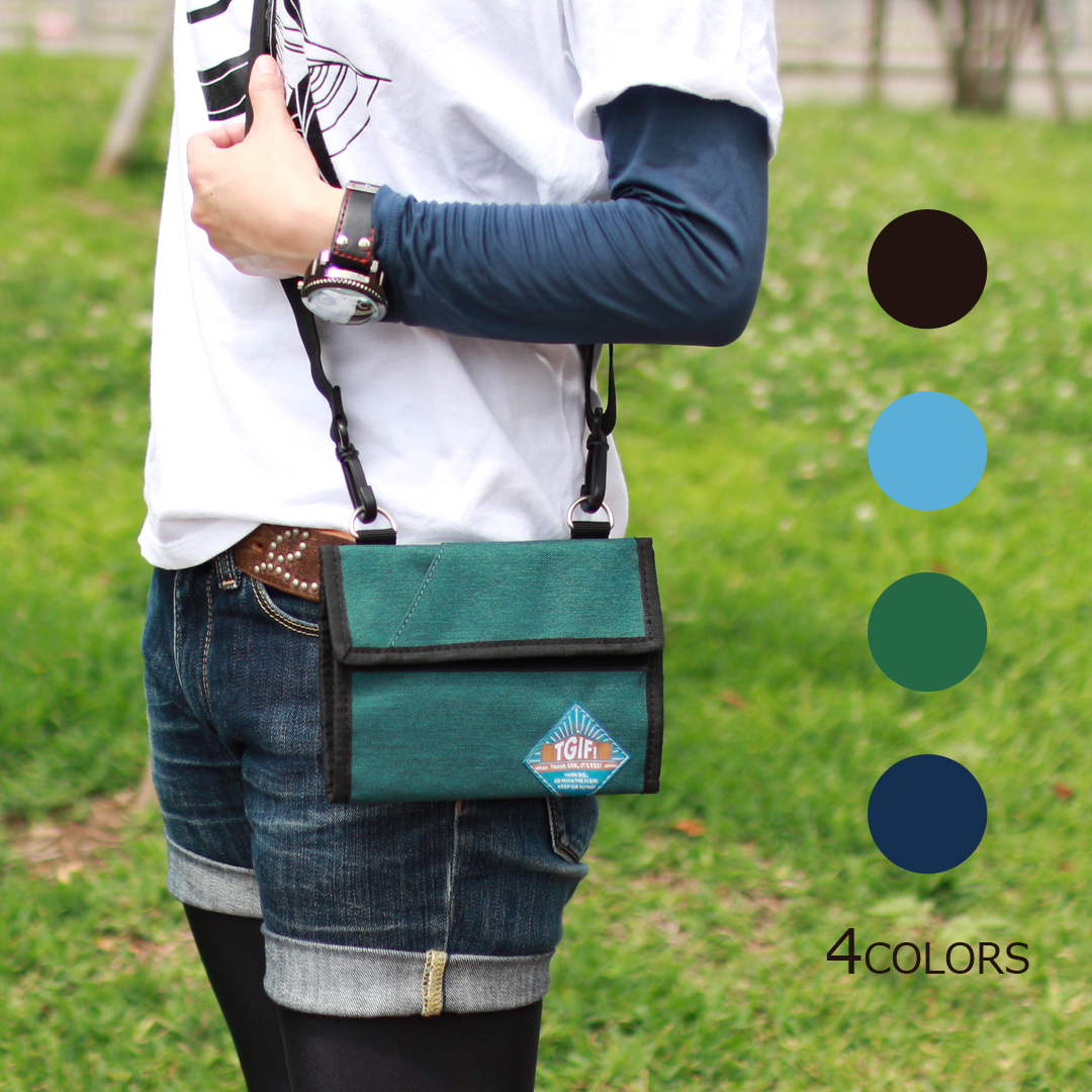フェスバッグ Tgif ショルダー付き横型マルチポーチ フェスバッグブランド Tgif Thank God It S Fes