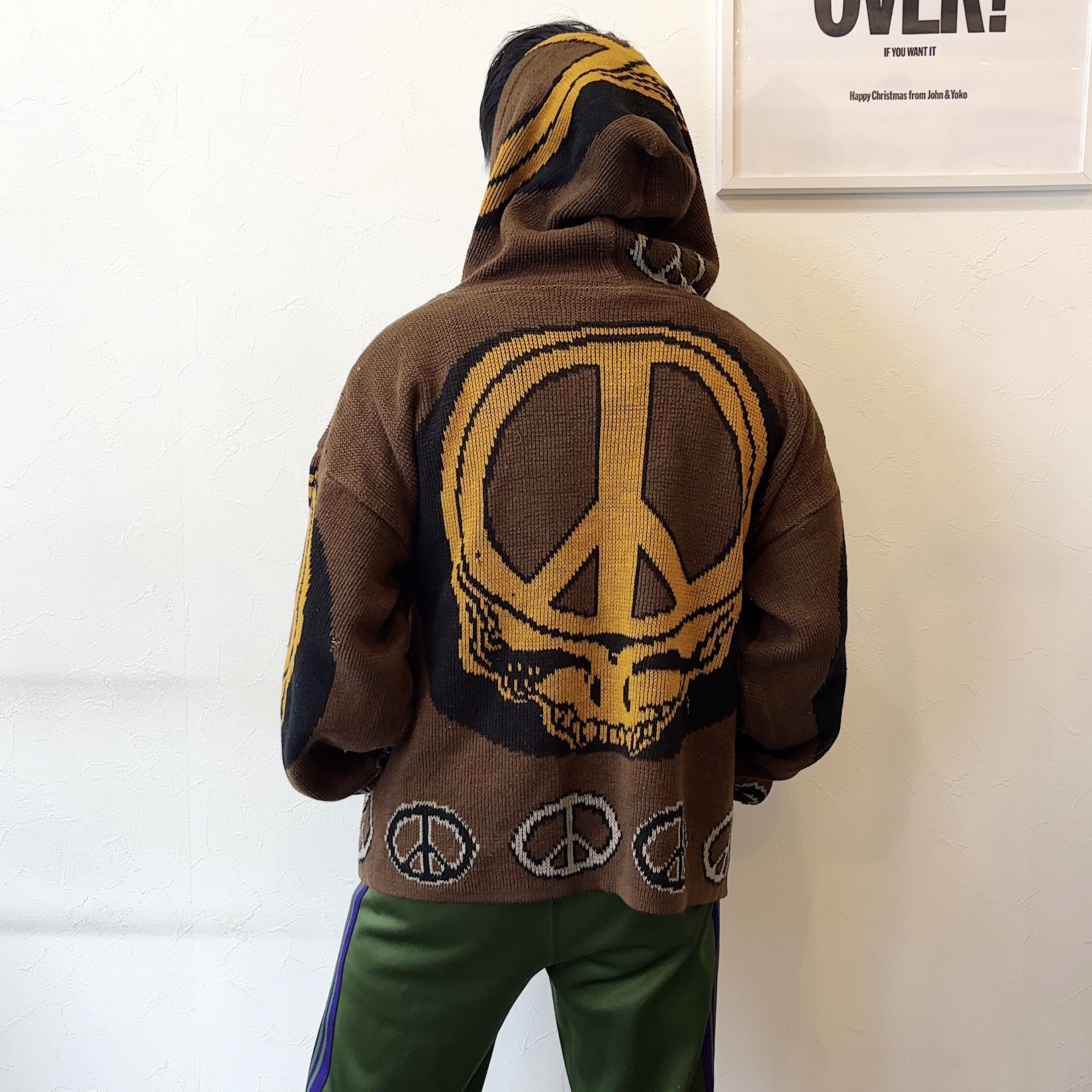 Vintage 90's "Grateful Dead" Zip-up Knit Hoodie の画像 4