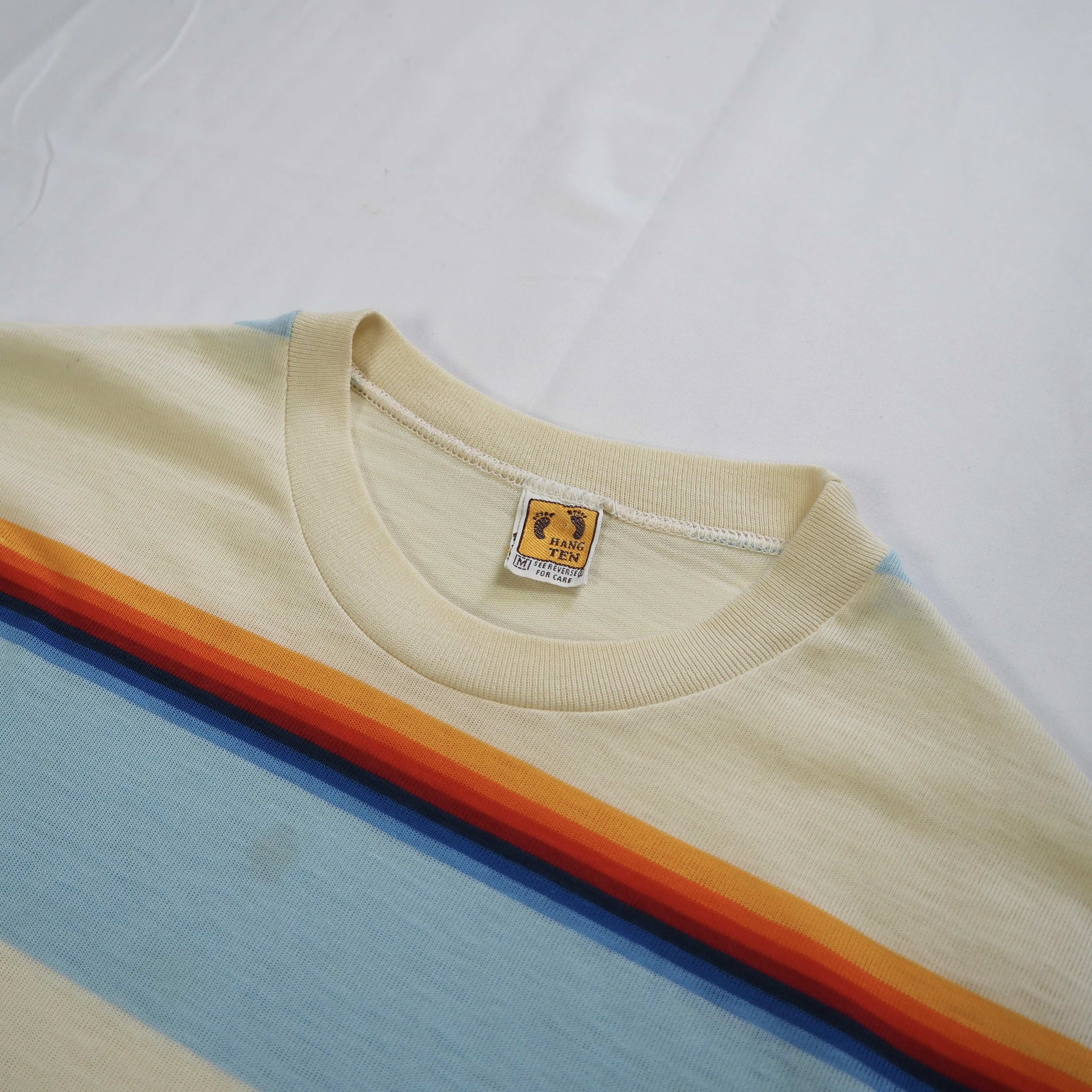 70’s-80’s Hang Ten ボーダーTシャツ Mサイズ の画像 4