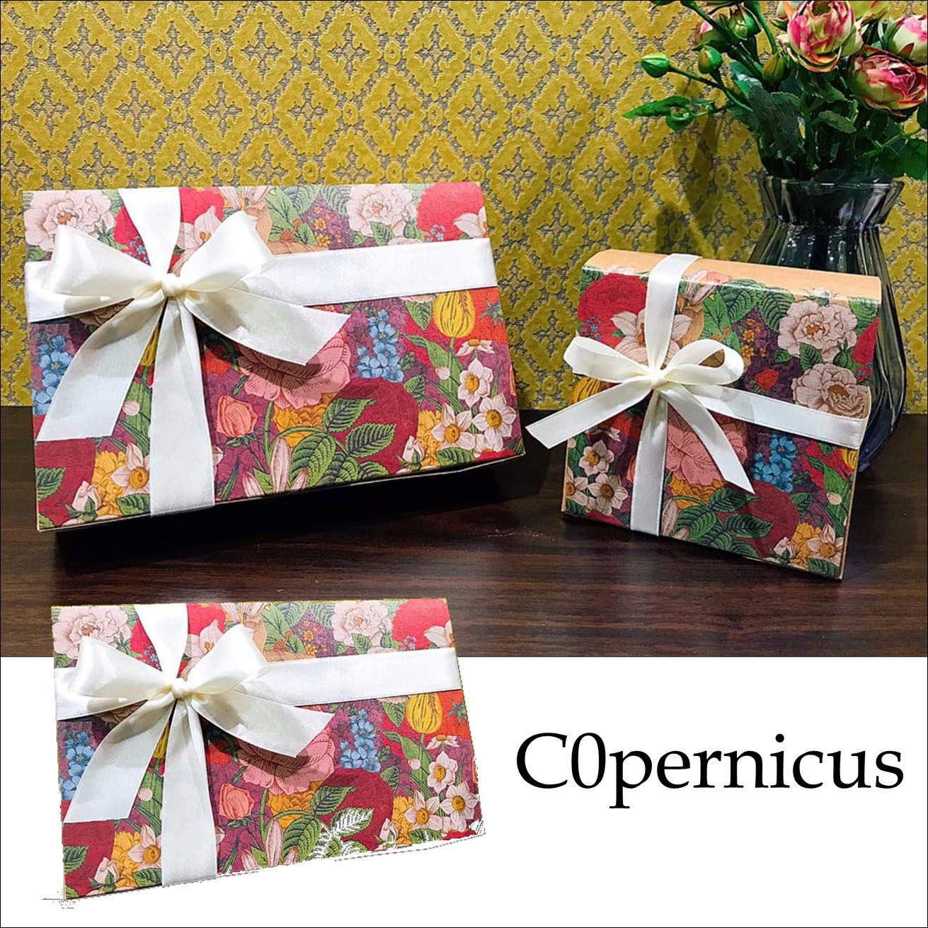 クラフトペーパー組み立てギフトボックス Lサイズ ラッピング用品 浜松雑貨屋copernicus C0pernicus コペルニクス 浜松雑貨屋