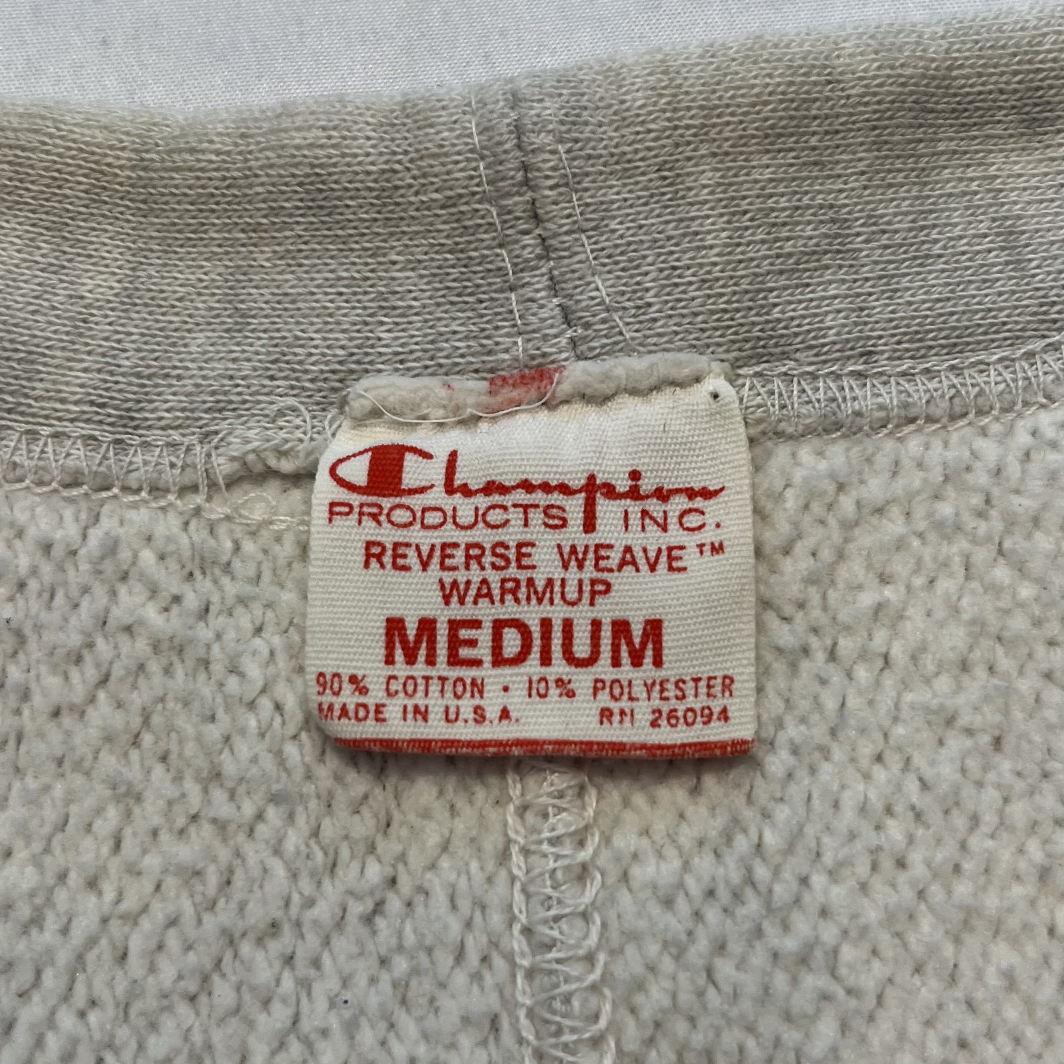 70’s Champion Sweat Pants “単色タグ" “BORO” の画像 7