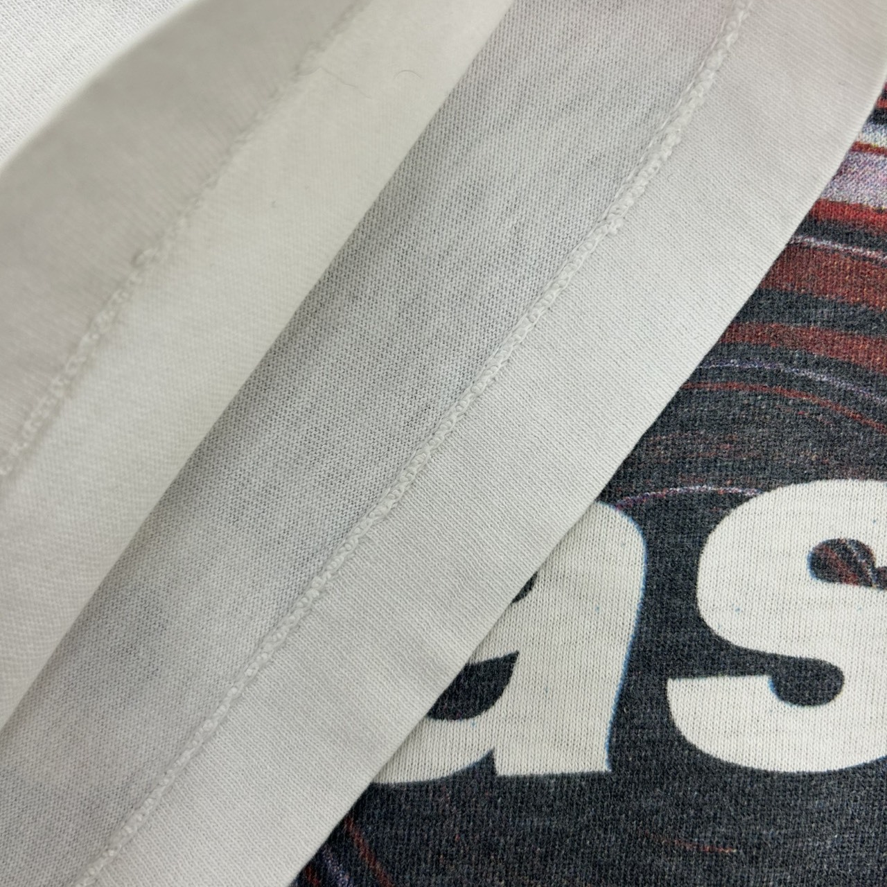 OASIS オアシス UKロック グラフィックプリント バンドT ロックT ホワイト 古着 L の画像 8
