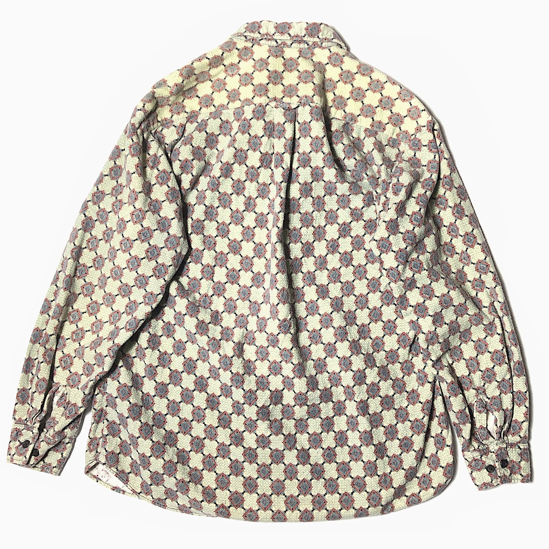 Vintage 90's【COLORE】Patterned Print Flannel Shirt の画像 2