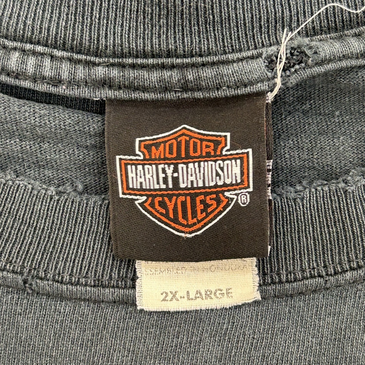 Harley-Davidson ハーレーダビッドソン フレイムロゴ ロングスリーブTシャツ ブラック / 2XL の画像 3