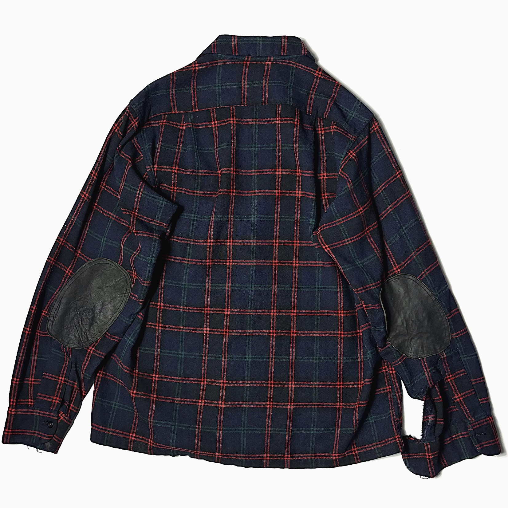 Vintage 50's【Pendleton】Grunge Check Shirt の画像 2