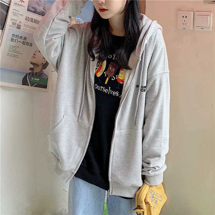 秋新作 パーカー マウンテンパーカー レディース ロングパーカー レディース ジップパーカー レディースパーカー 韓国ファッション レディース トップス トレーナー カジュアル フード付き ワンサイズ フリー アプリコット グレー Viento