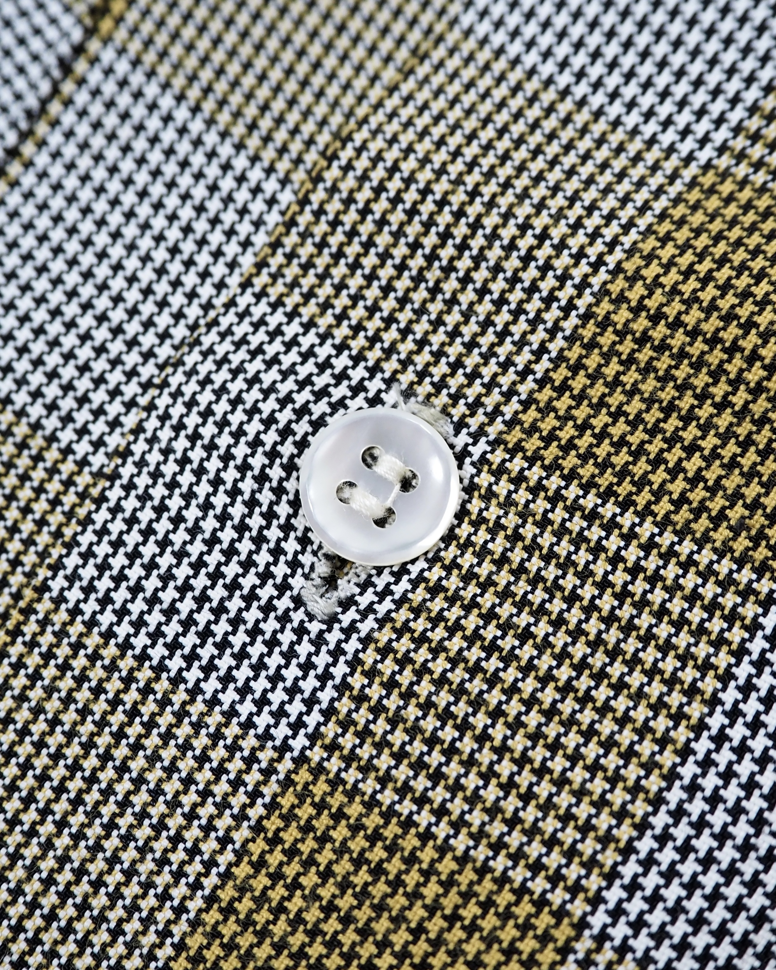 50’s Bill Stern レーヨンシャツ イエロー×ブラック の画像 10