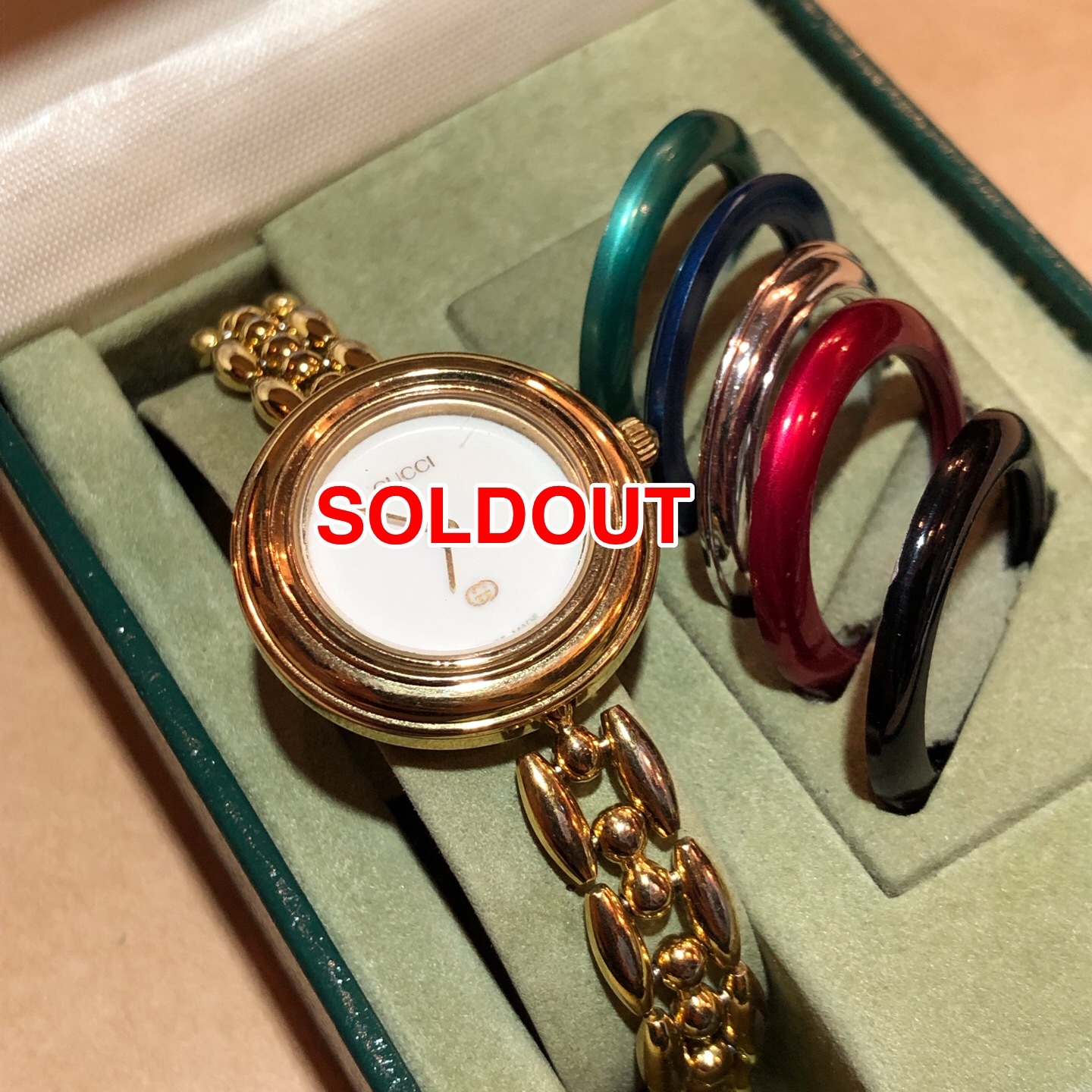 Gucci グッチ 腕時計 チェンジベゼル ゴールド Thrift Shop Room